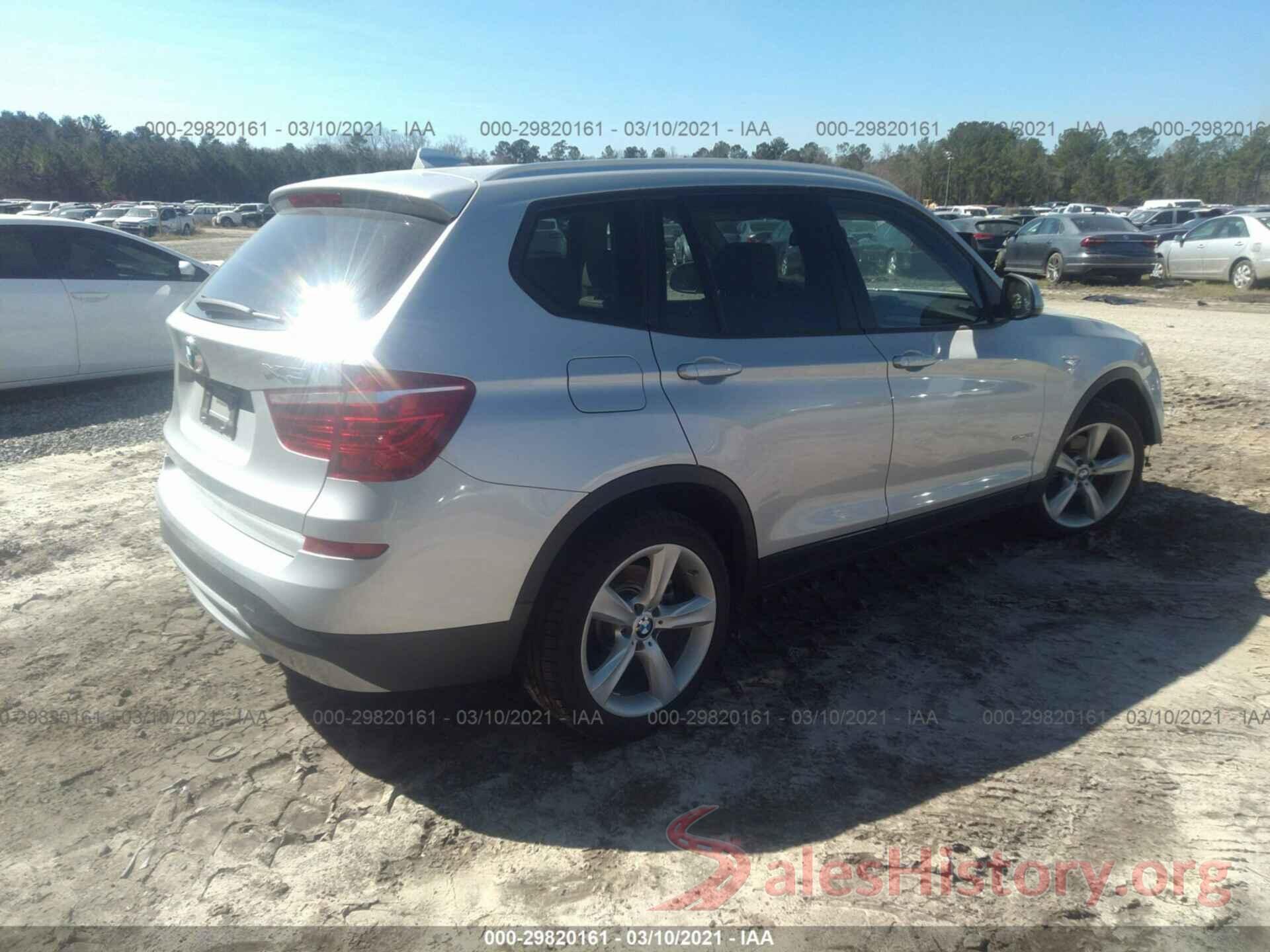 5UXWZ7C5XH0U47154 2017 BMW X3