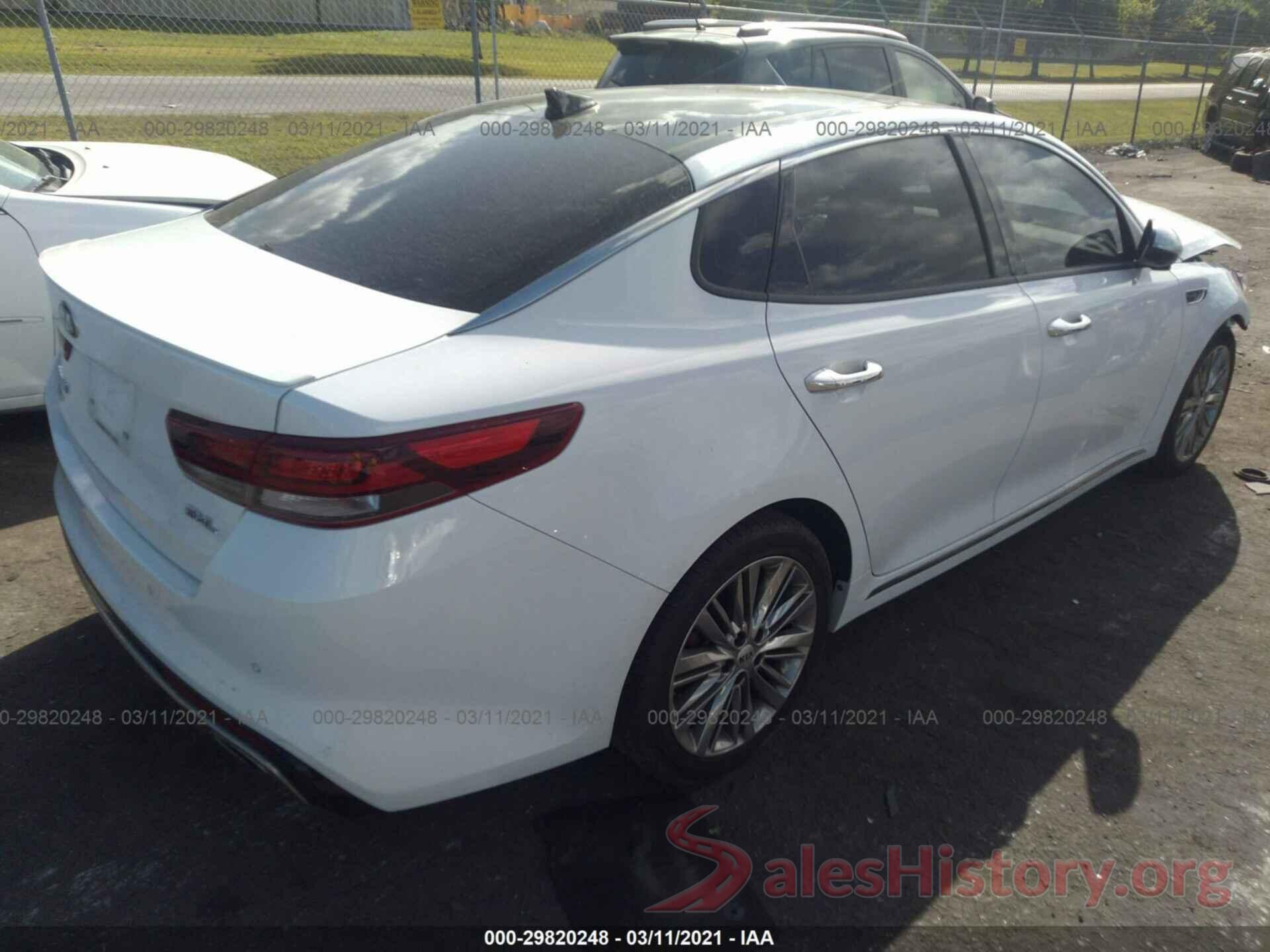 5XXGV4L28GG086980 2016 KIA OPTIMA