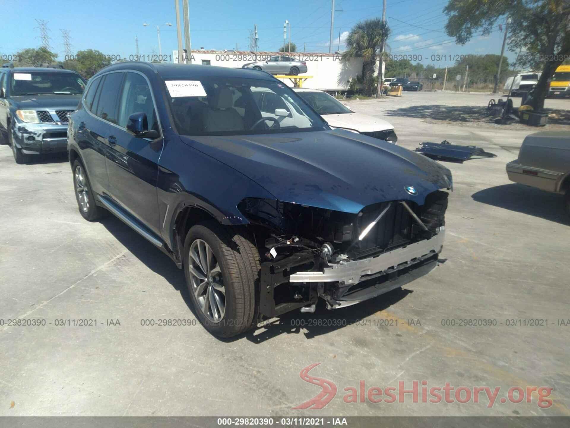 5UXTR7C5XKLR49946 2019 BMW X3