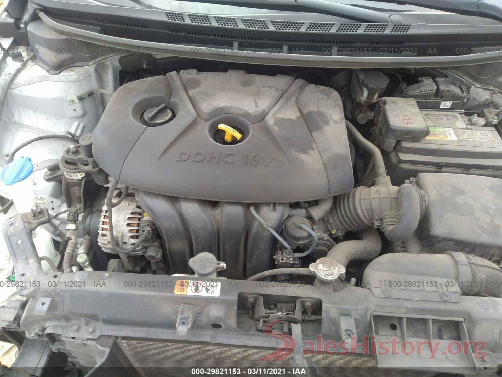 KNAFK4A66G5585109 2016 KIA FORTE