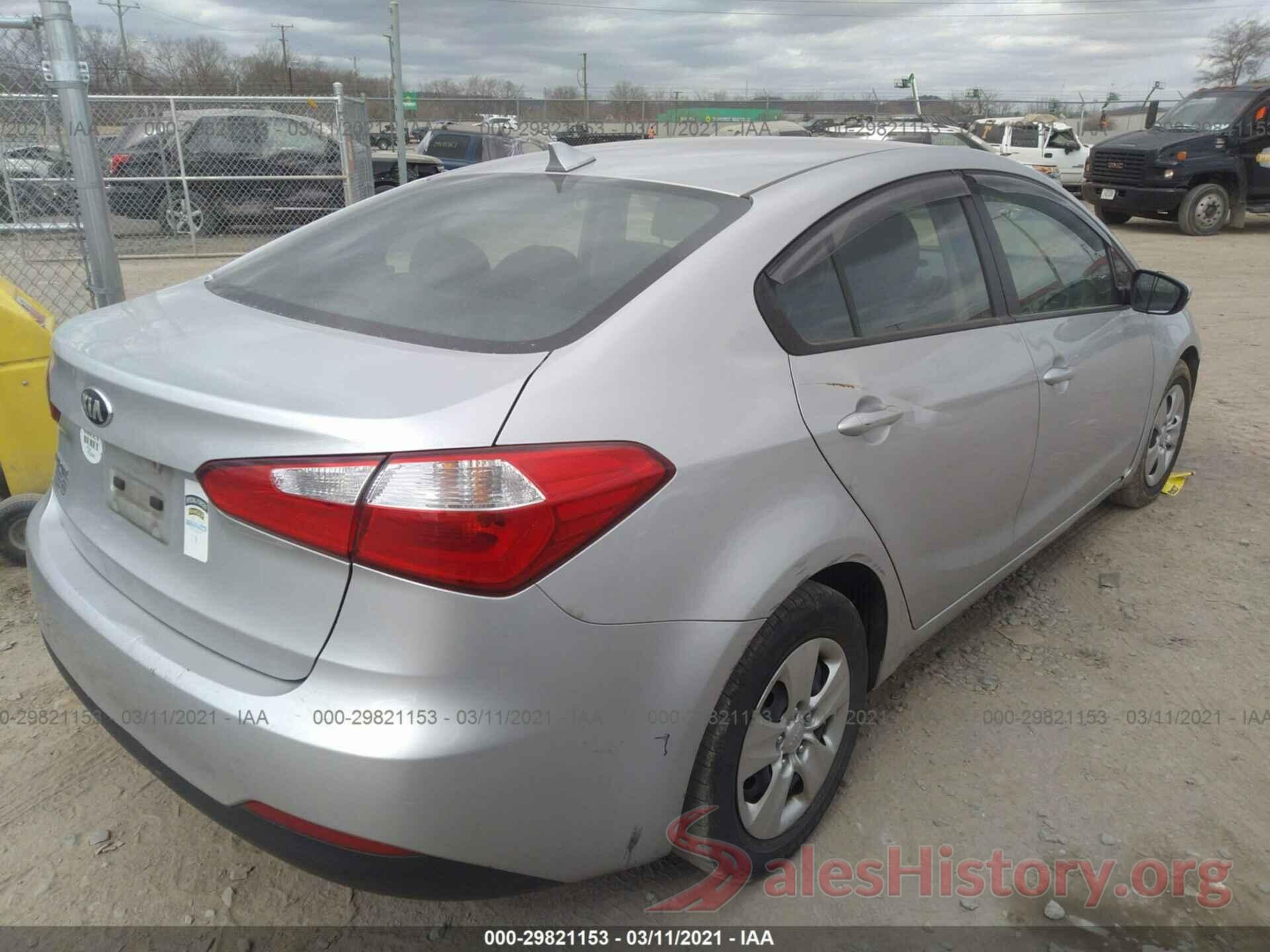 KNAFK4A66G5585109 2016 KIA FORTE