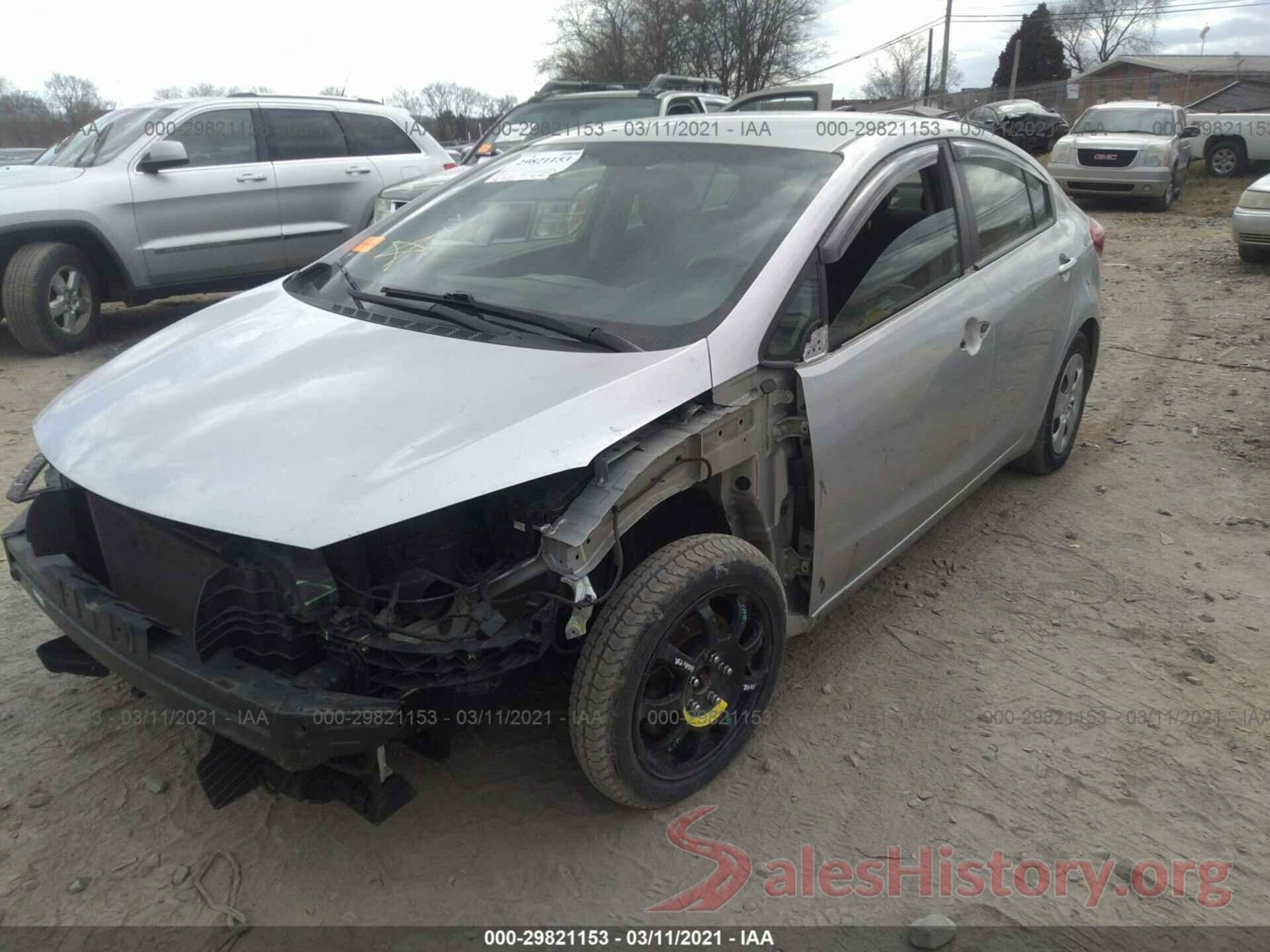 KNAFK4A66G5585109 2016 KIA FORTE