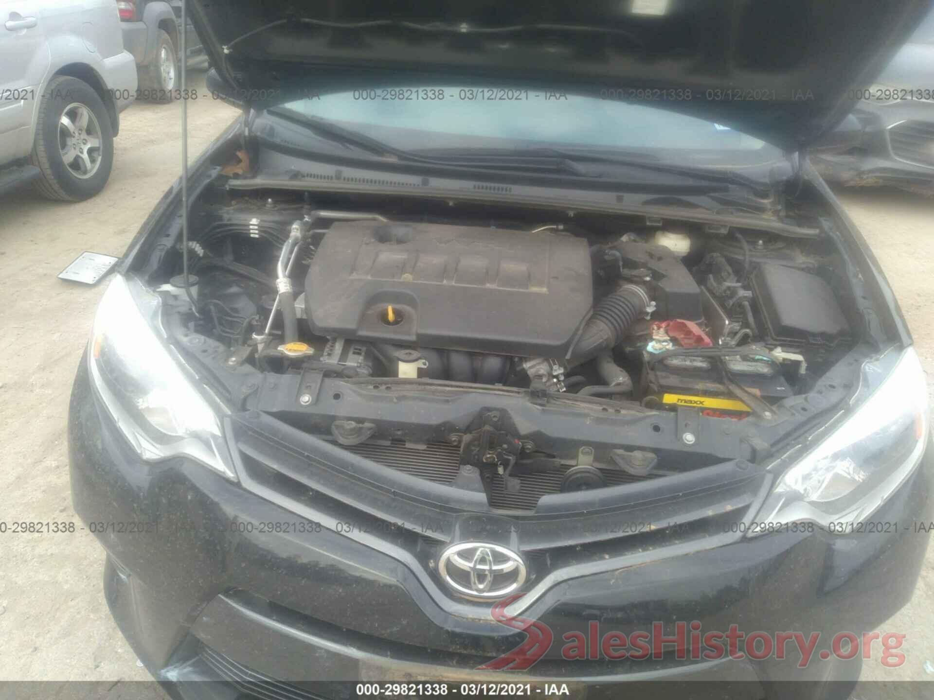 5YFBURHE2GP435460 2016 TOYOTA COROLLA