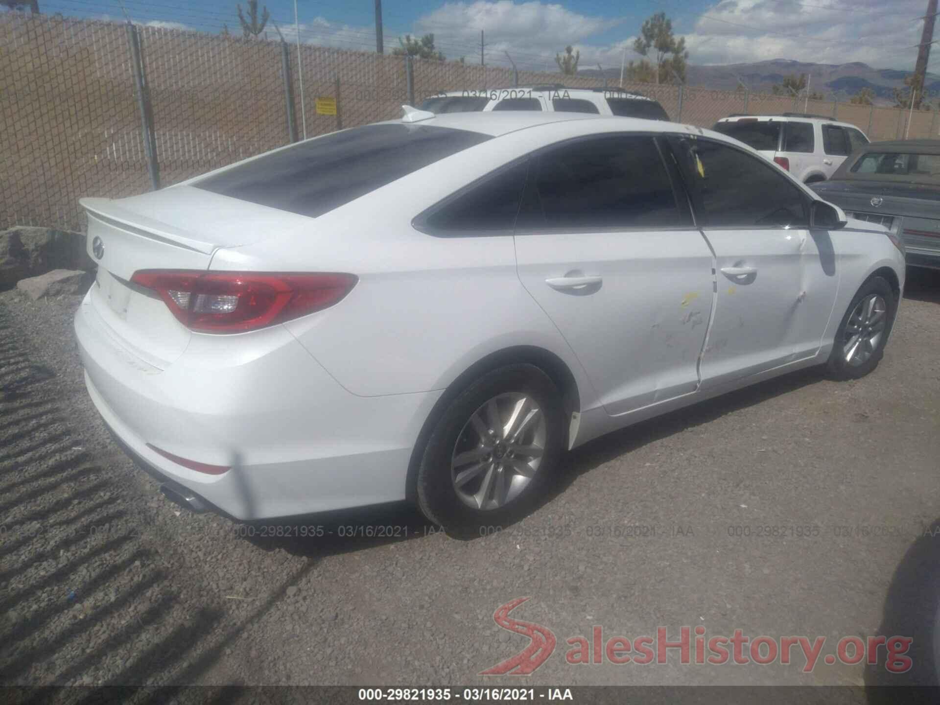 5NPE24AF5HH584324 2017 HYUNDAI SONATA