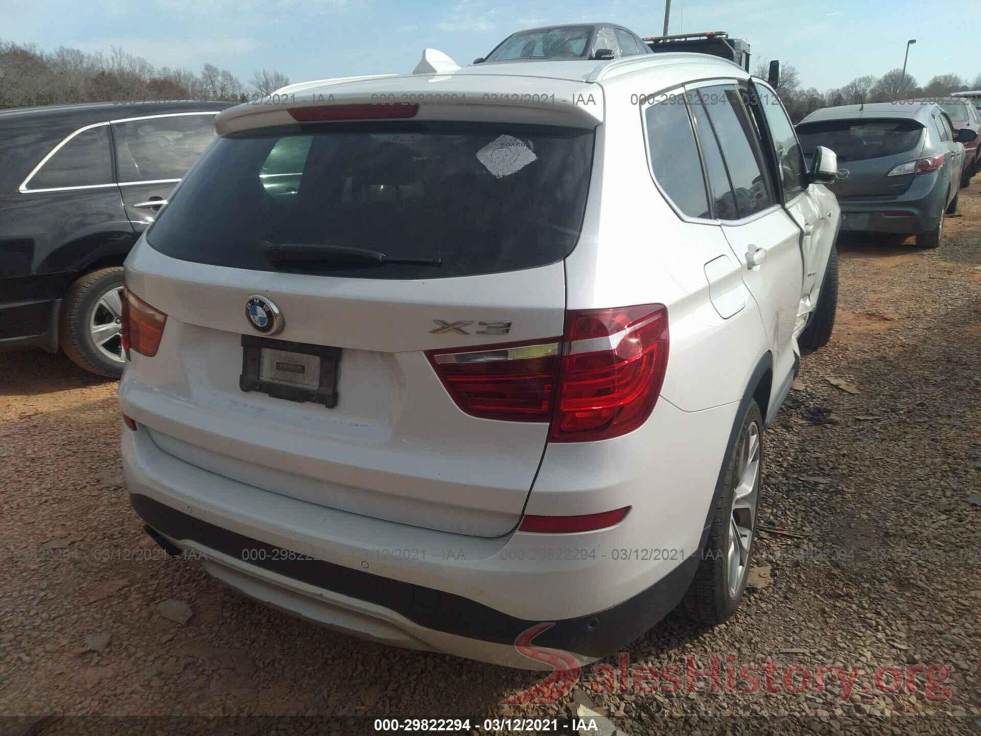 5UXWX7C30H0U43036 2017 BMW X3