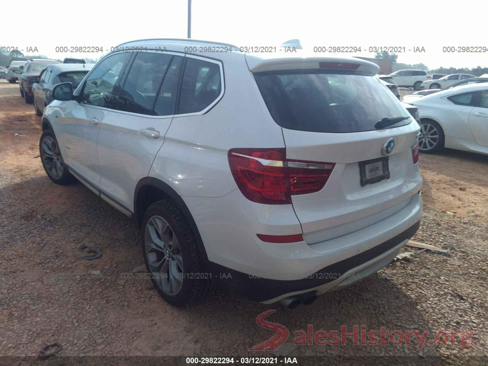 5UXWX7C30H0U43036 2017 BMW X3