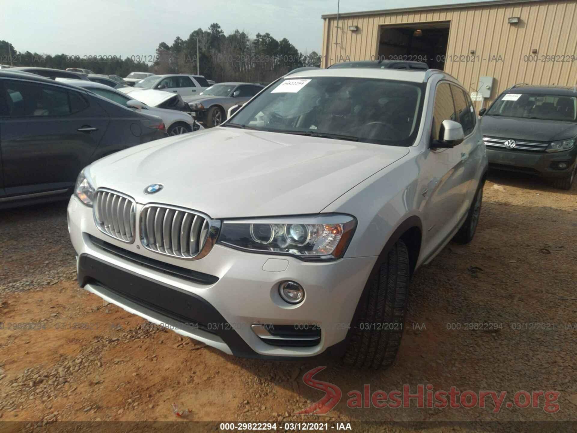 5UXWX7C30H0U43036 2017 BMW X3