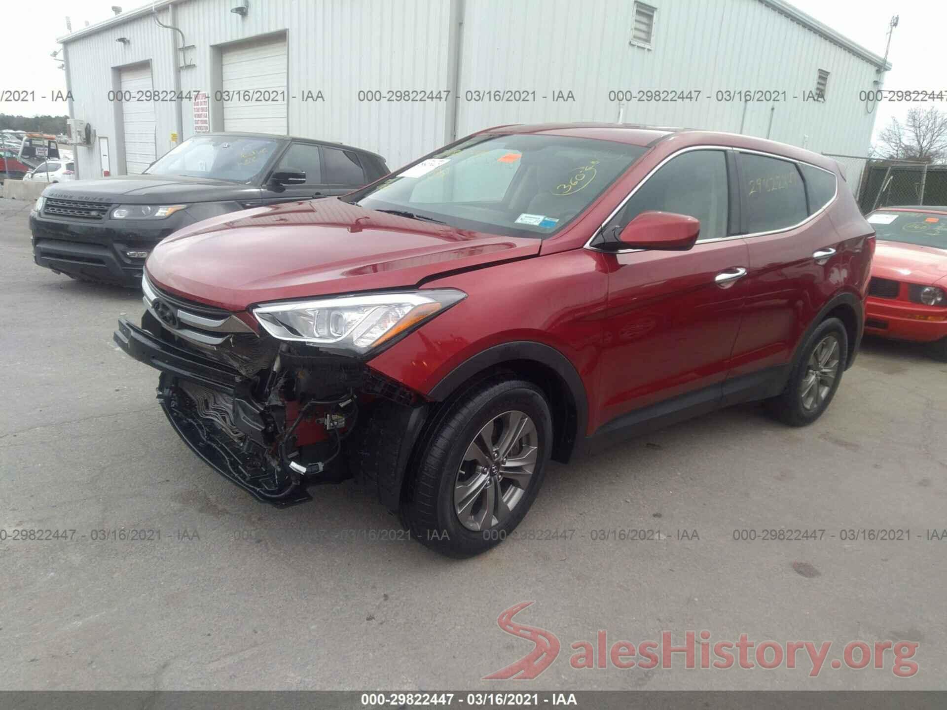 5XYZTDLB3GG329606 2016 HYUNDAI SANTA FE SPORT