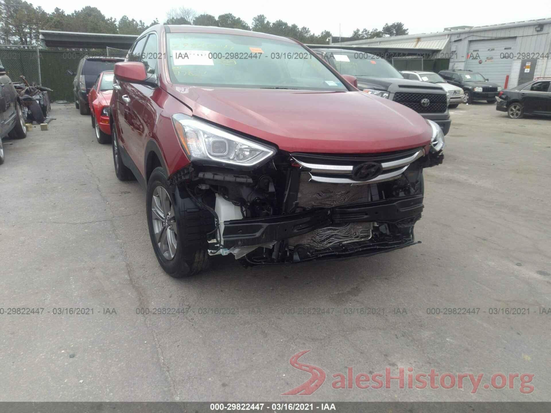 5XYZTDLB3GG329606 2016 HYUNDAI SANTA FE SPORT