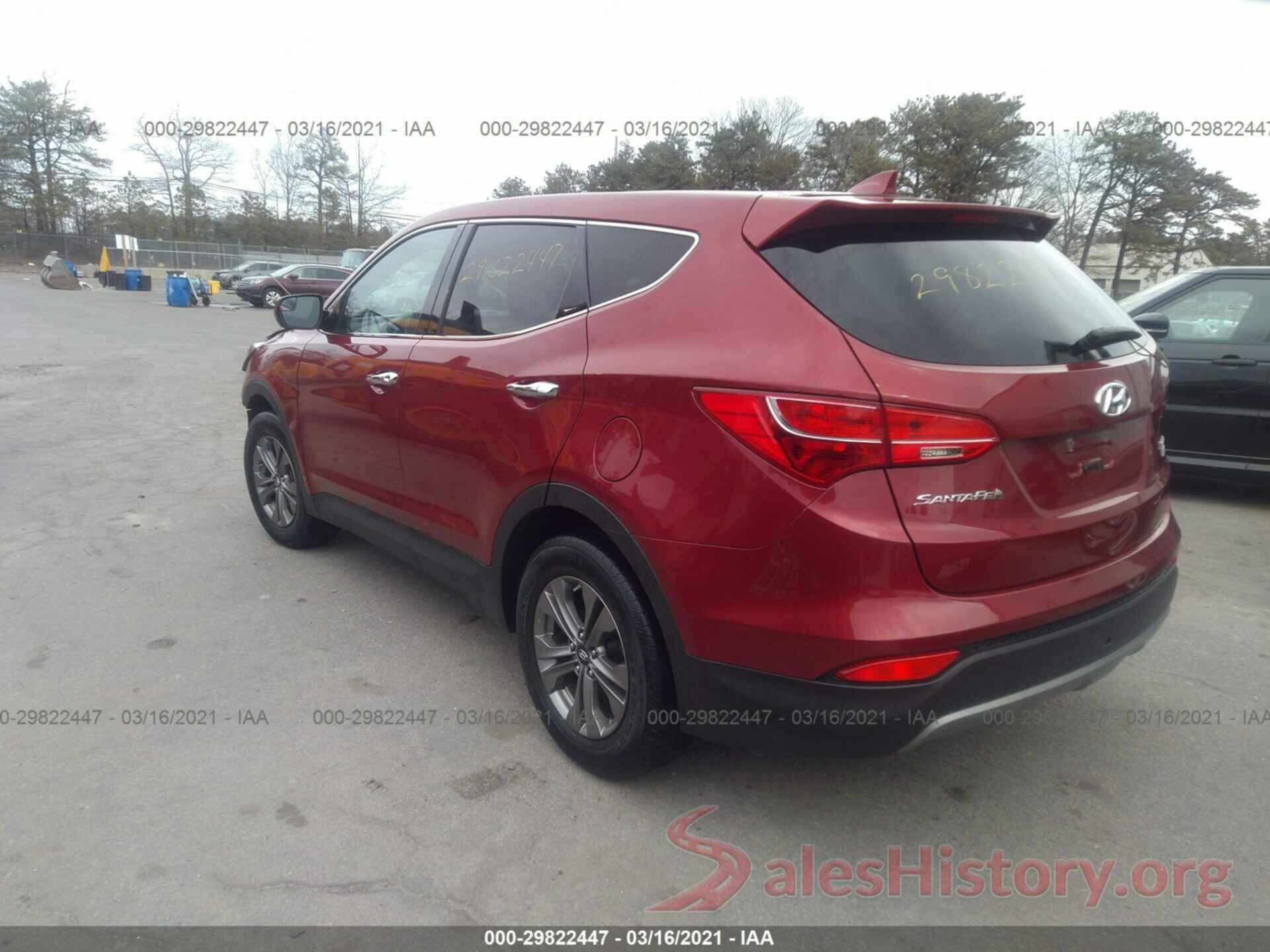 5XYZTDLB3GG329606 2016 HYUNDAI SANTA FE SPORT