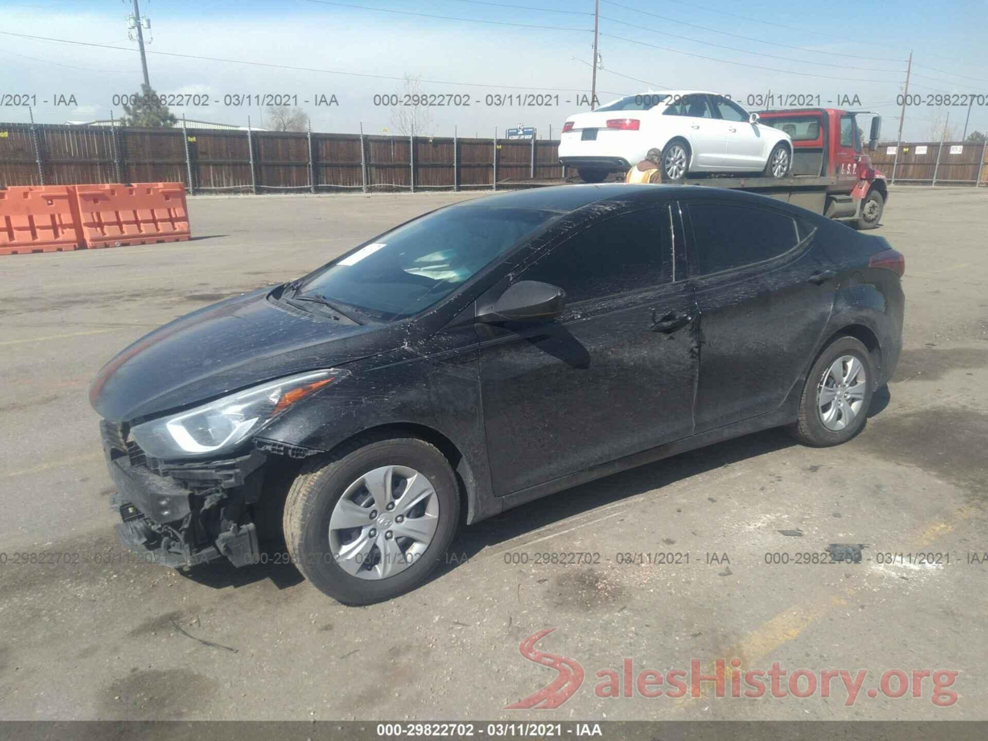 5NPDH4AEXGH778170 2016 HYUNDAI ELANTRA