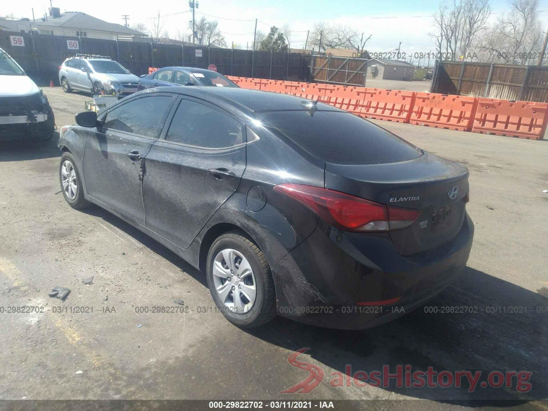 5NPDH4AEXGH778170 2016 HYUNDAI ELANTRA