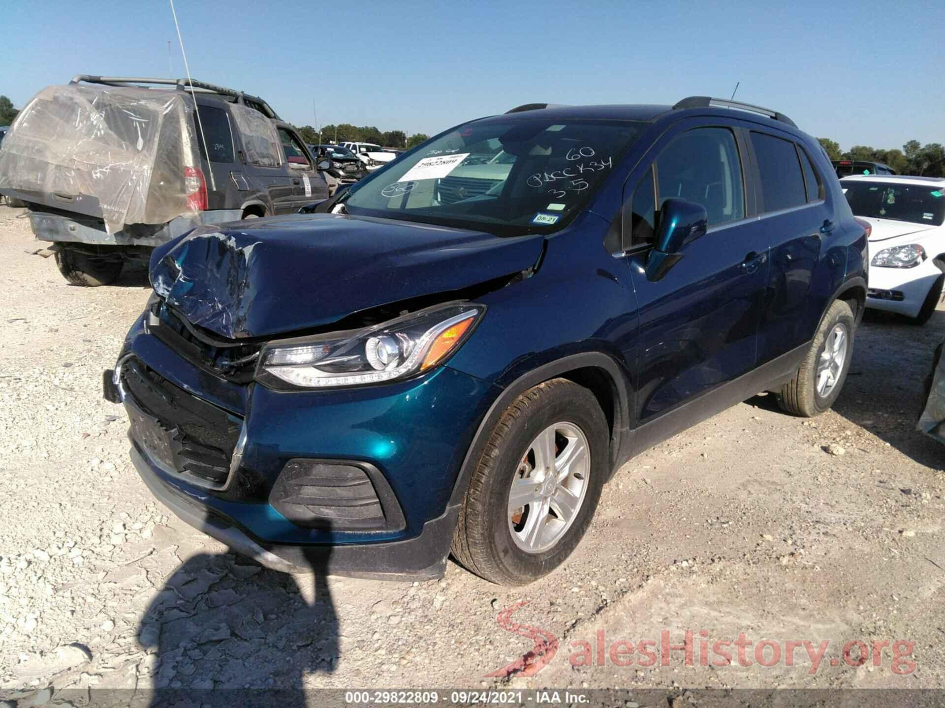 3GNCJLSB7KL261410 2019 CHEVROLET TRAX