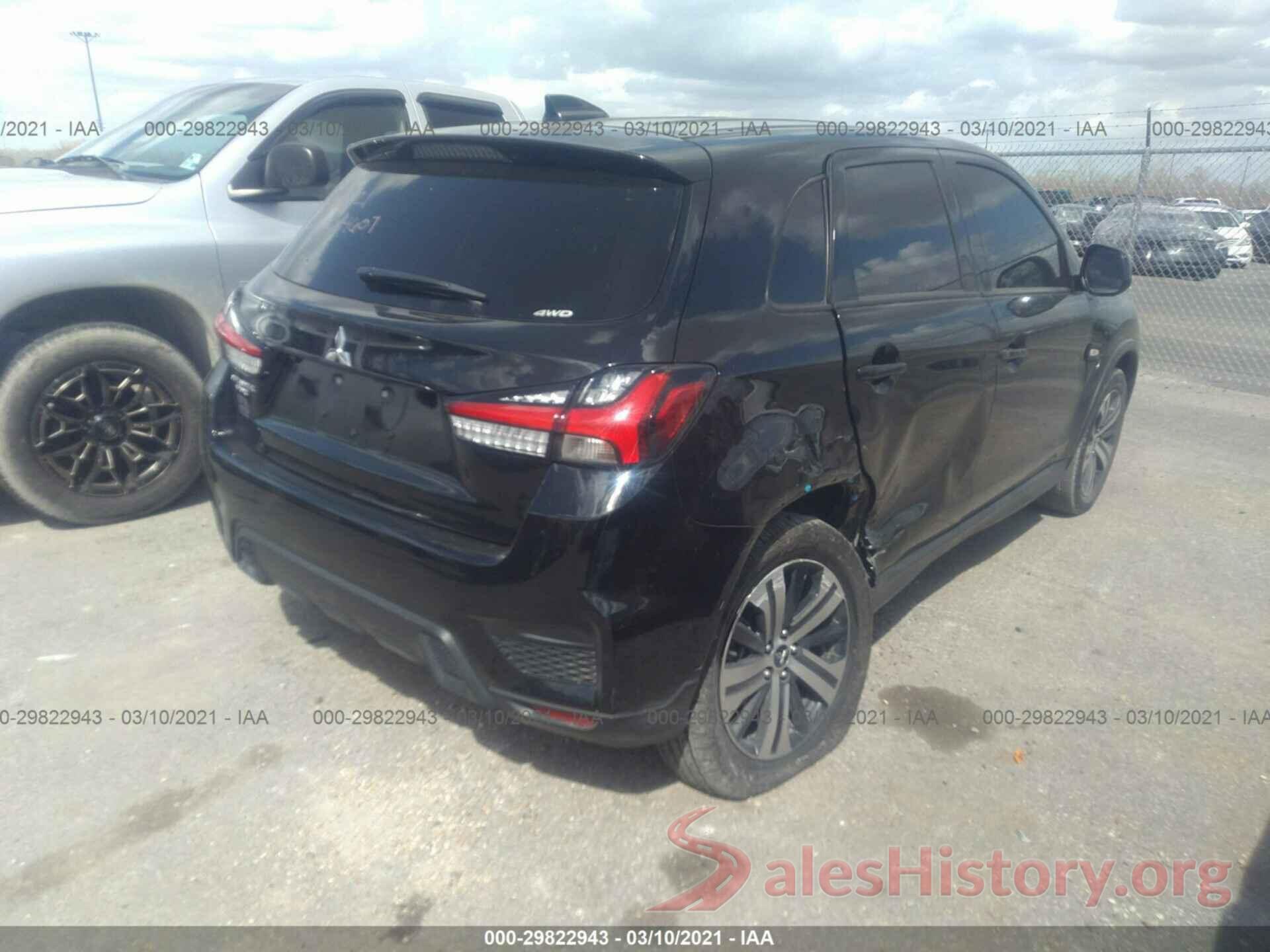 JA4AR3AU3LU028167 2020 MITSUBISHI OUTLANDER SPORT