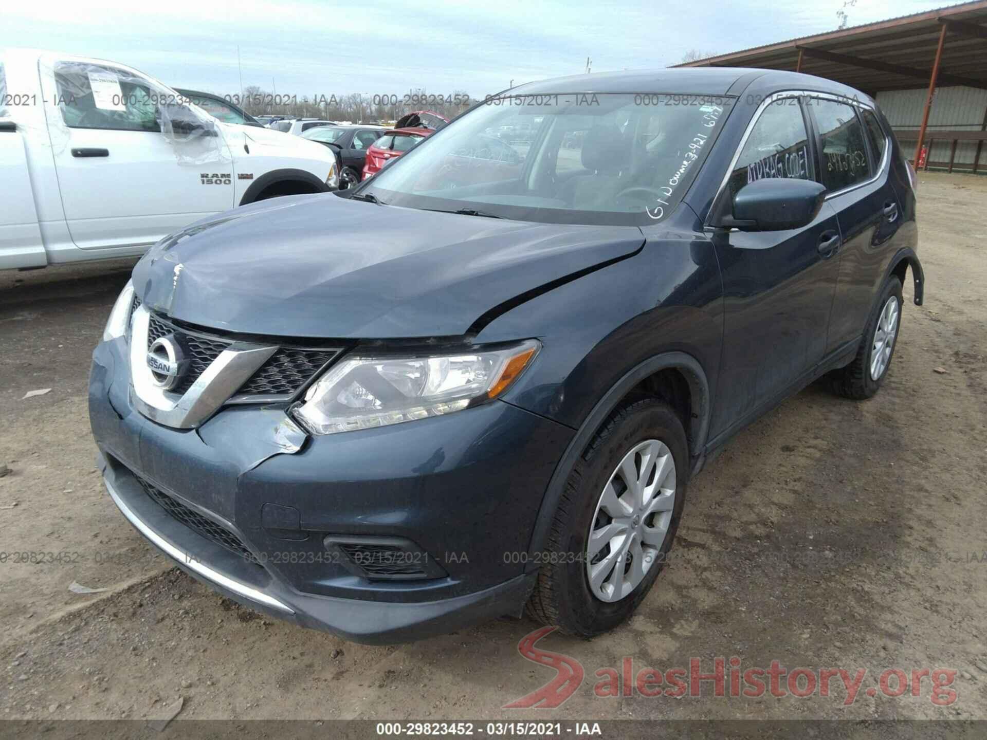 KNMAT2MT0GP706799 2016 NISSAN ROGUE