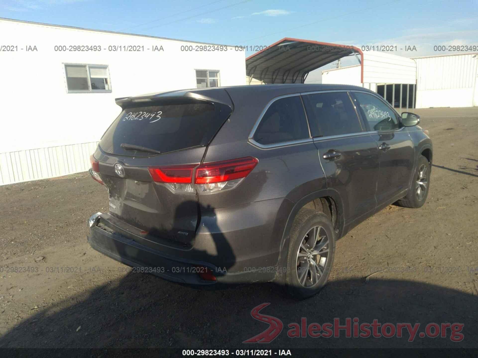 5TDBZRFHXHS406117 2017 TOYOTA HIGHLANDER