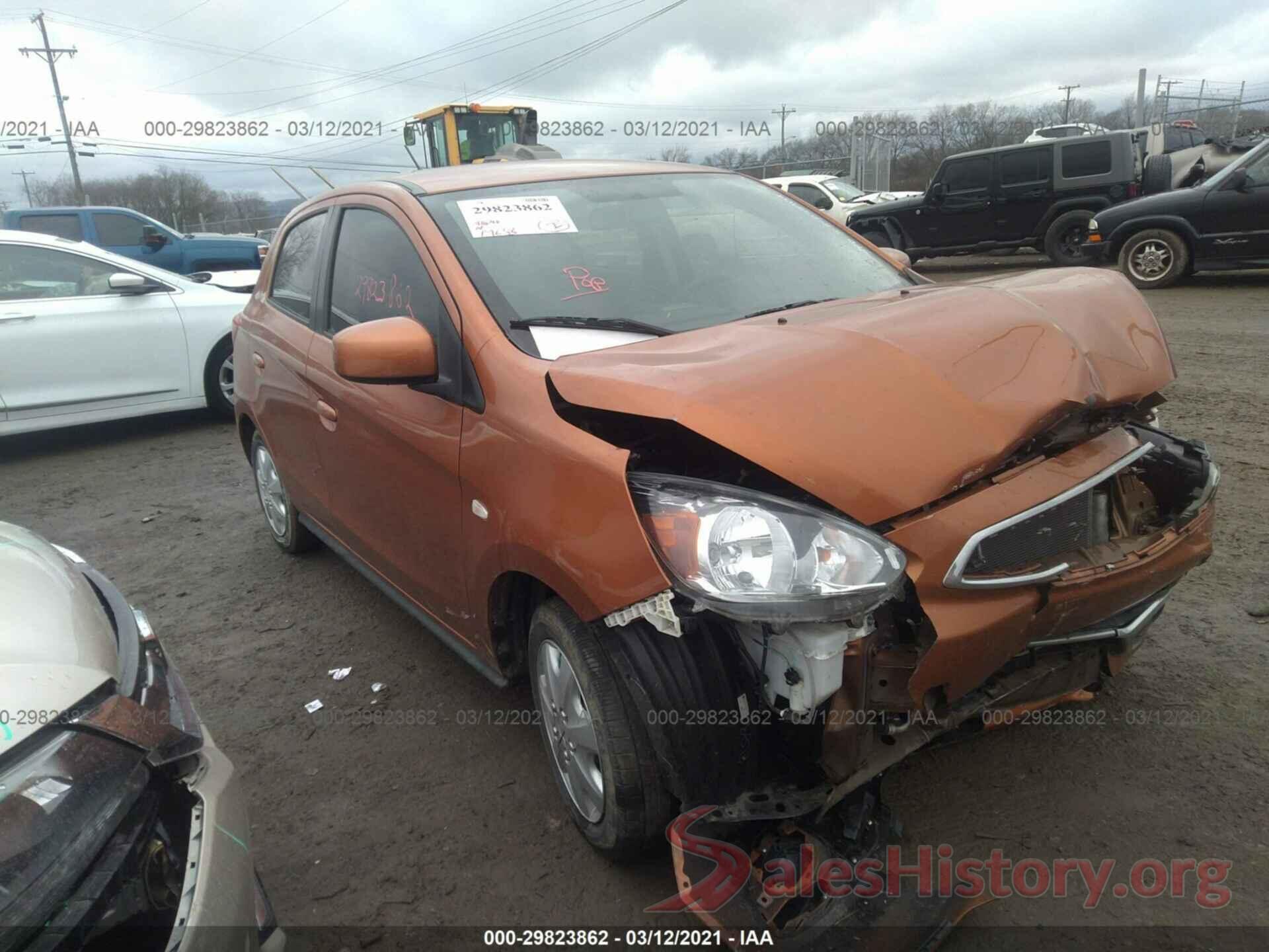 ML32A3HJ7JH007179 2018 MITSUBISHI MIRAGE