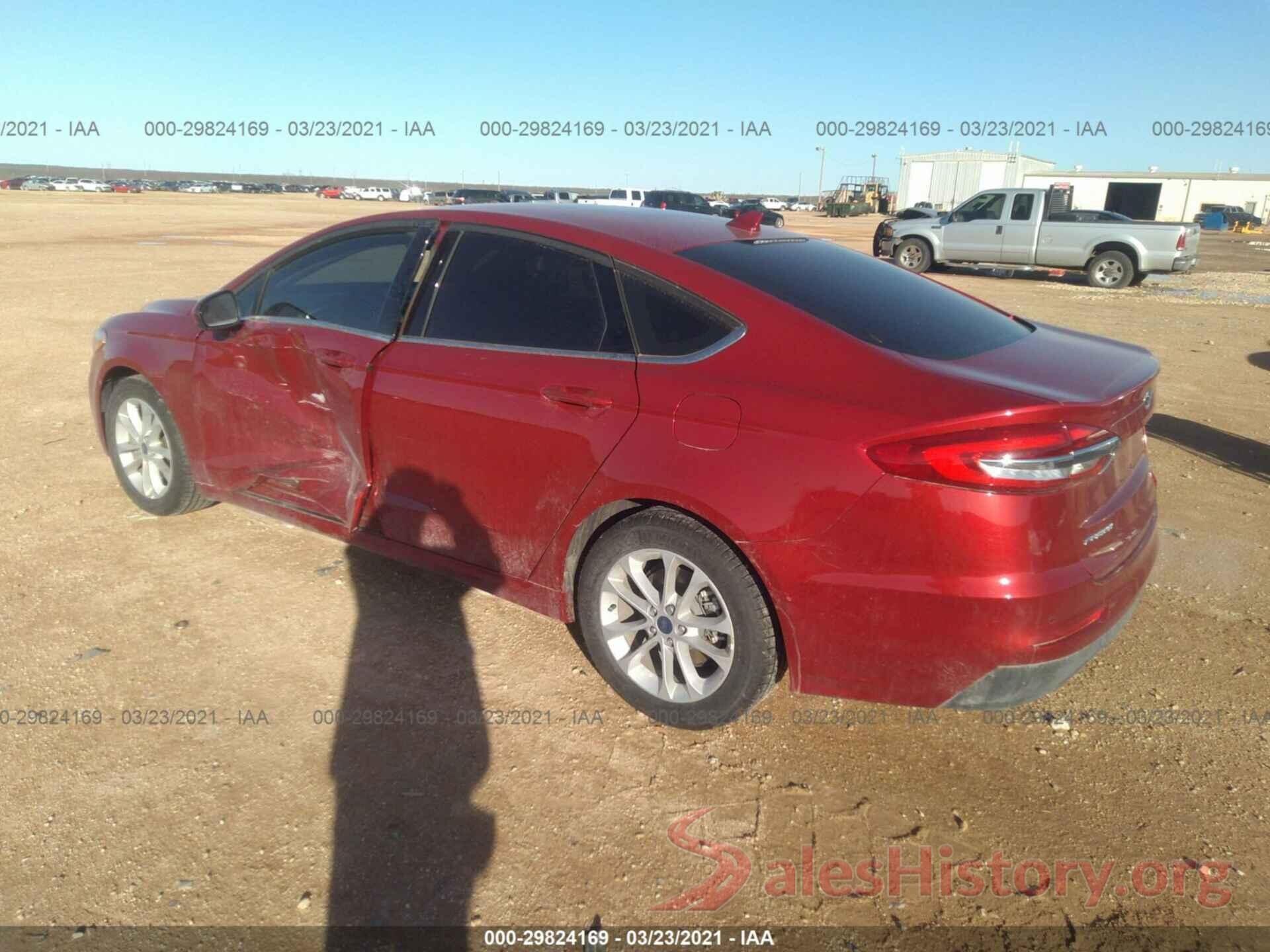 3FA6P0HD7LR235423 2020 FORD FUSION