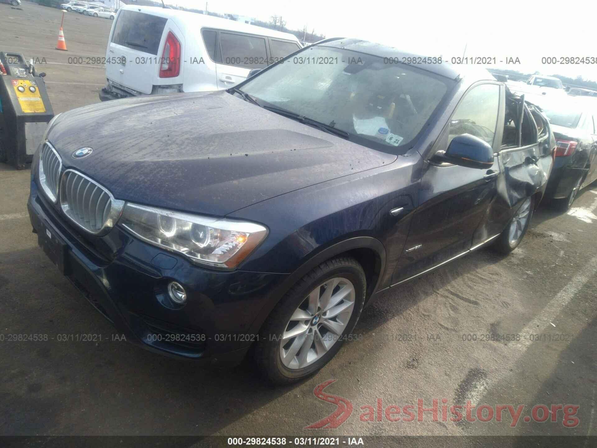 5UXWX9C51H0T00660 2017 BMW X3