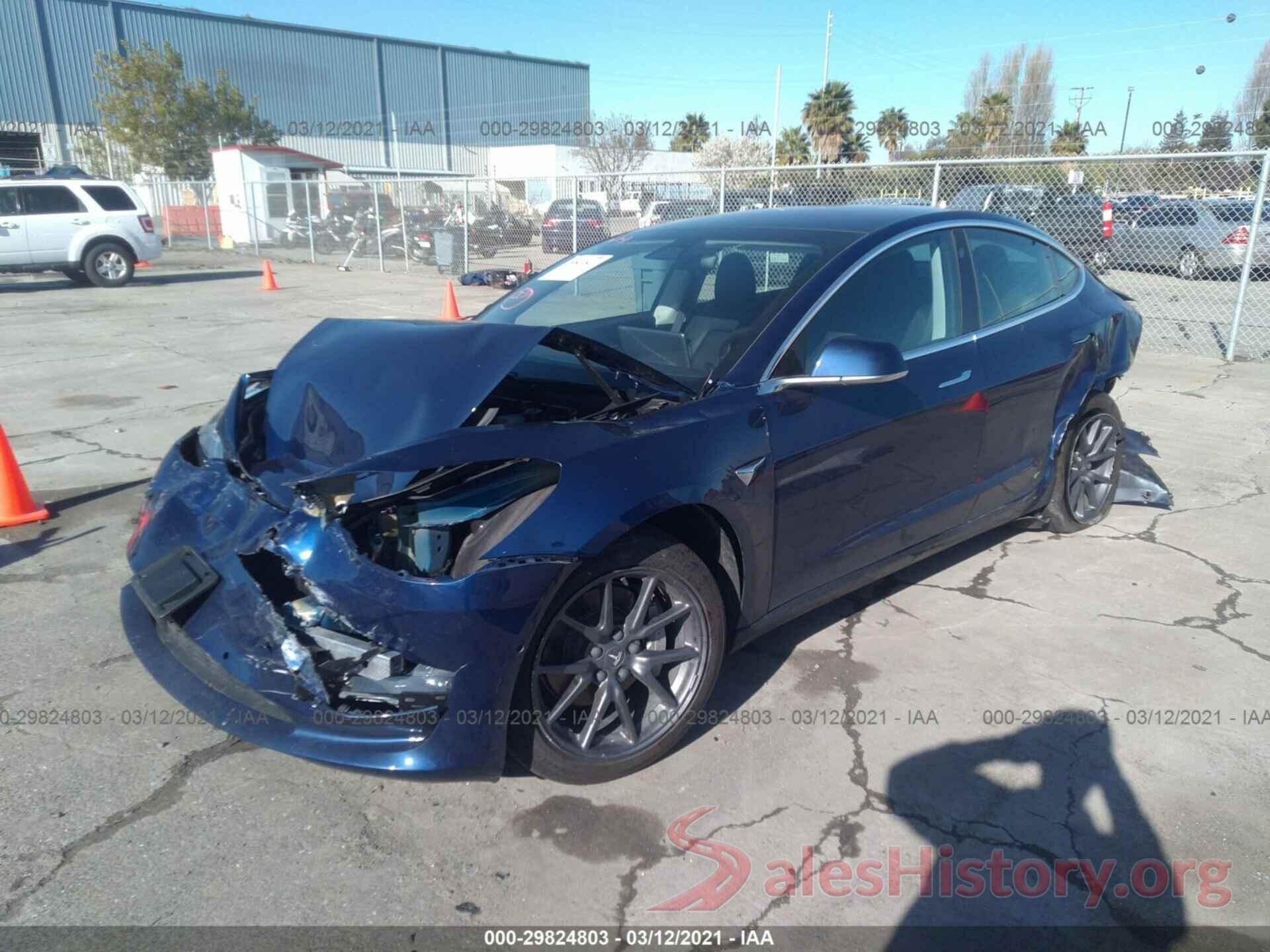 5YJ3E1EA4KF190427 2019 TESLA MODEL 3