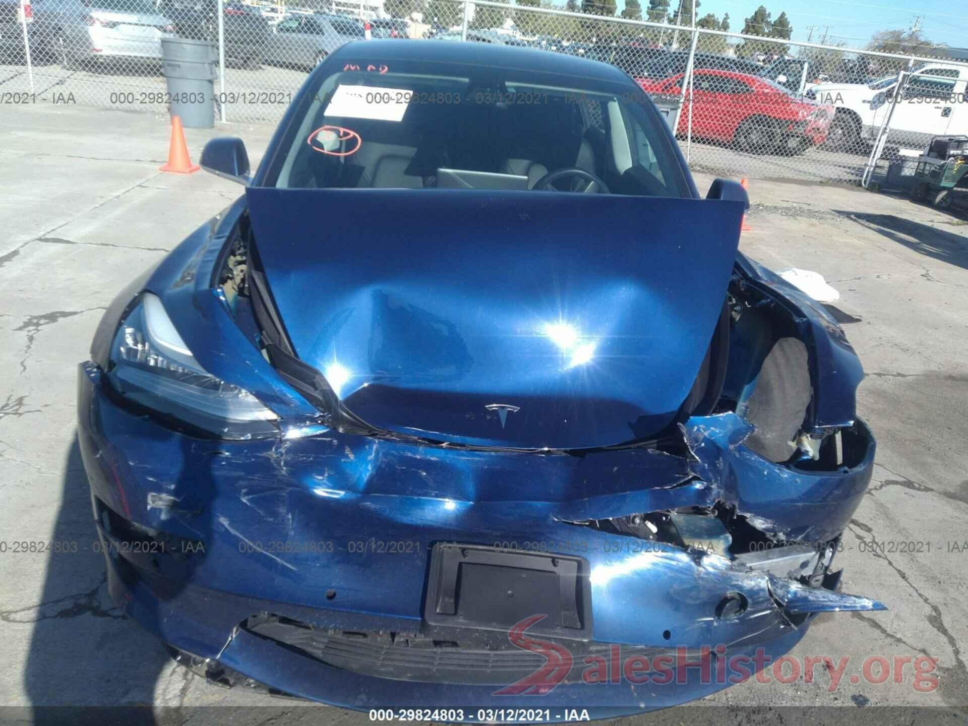 5YJ3E1EA4KF190427 2019 TESLA MODEL 3