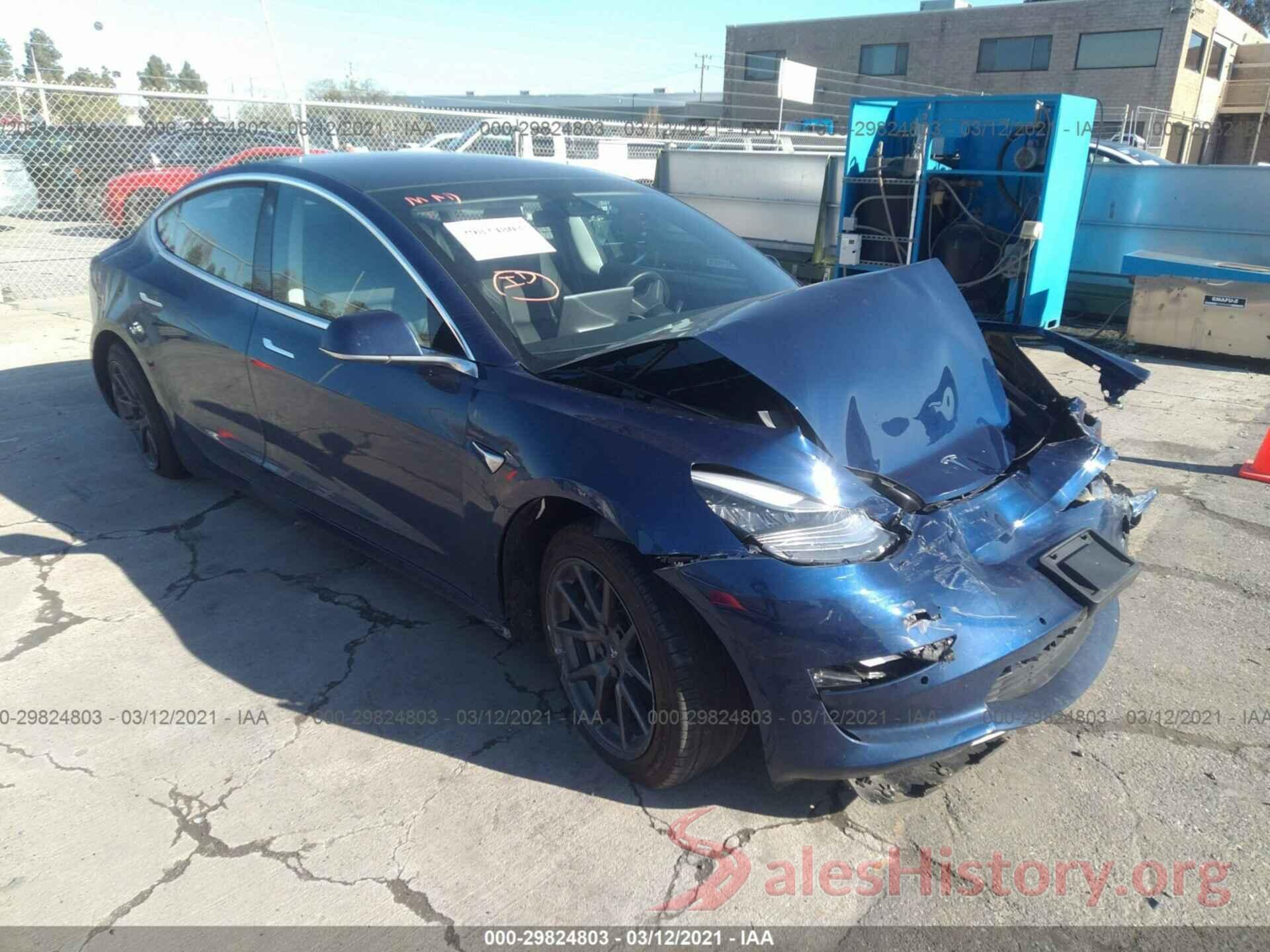 5YJ3E1EA4KF190427 2019 TESLA MODEL 3