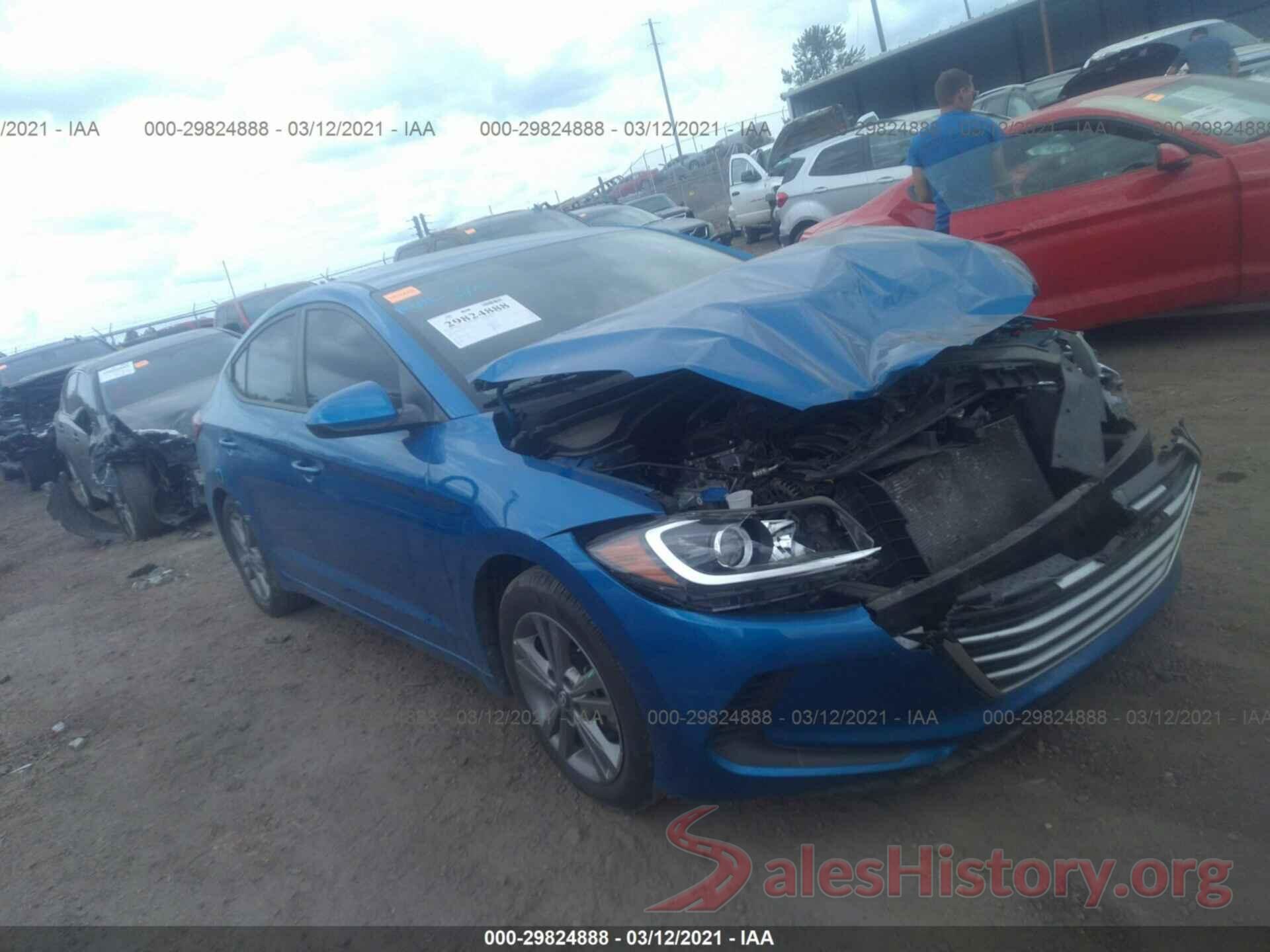 5NPD84LF4HH004374 2017 HYUNDAI ELANTRA