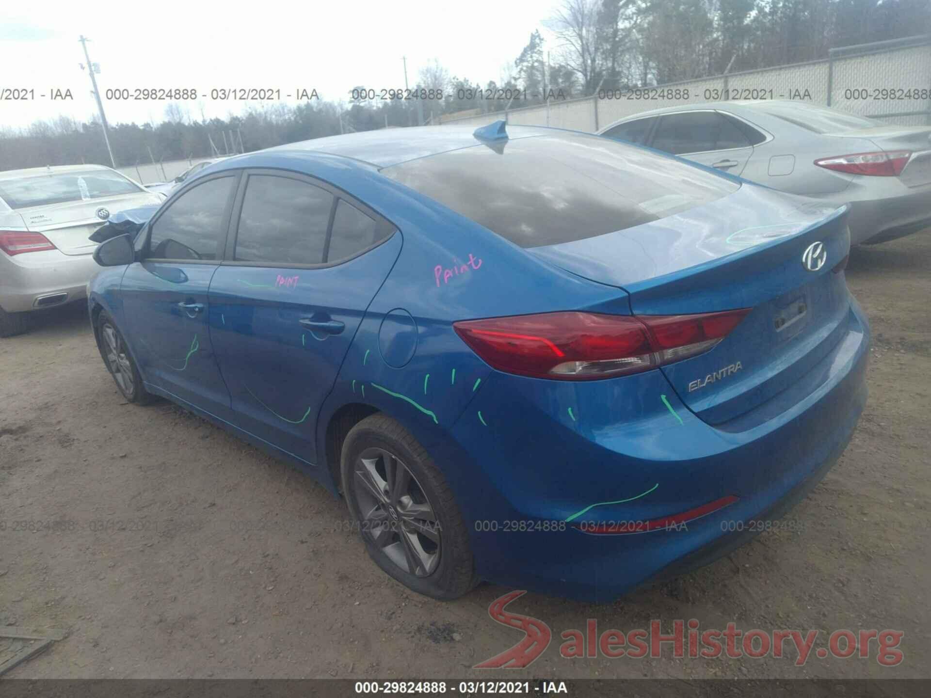 5NPD84LF4HH004374 2017 HYUNDAI ELANTRA