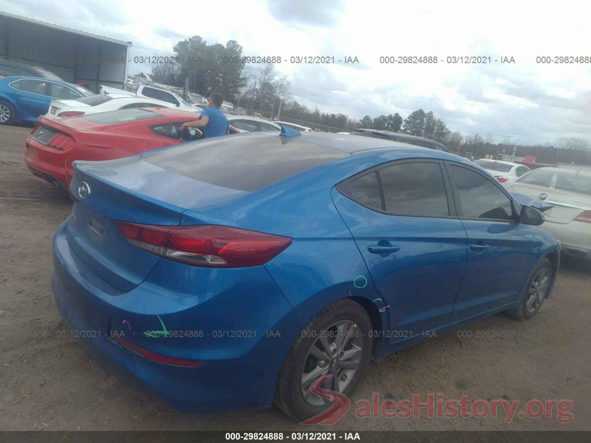 5NPD84LF4HH004374 2017 HYUNDAI ELANTRA