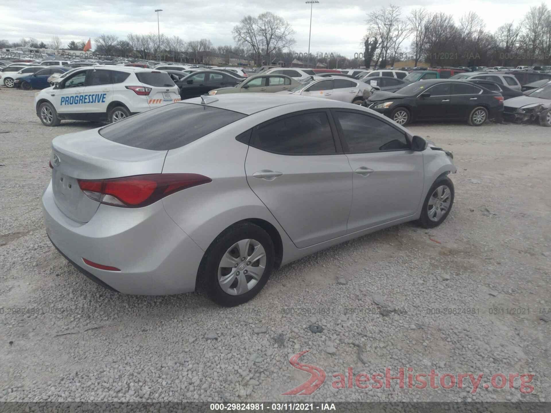 KMHDH4AE0GU581638 2016 HYUNDAI ELANTRA