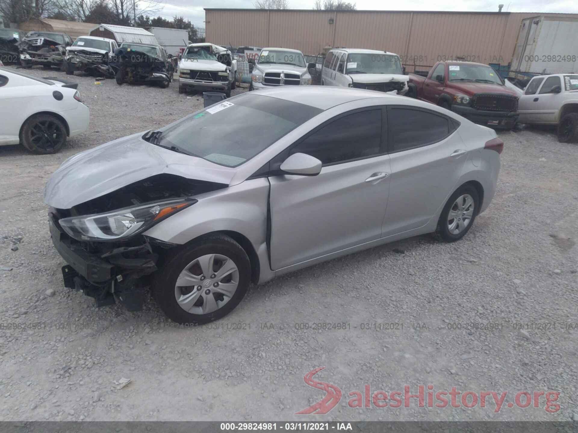 KMHDH4AE0GU581638 2016 HYUNDAI ELANTRA