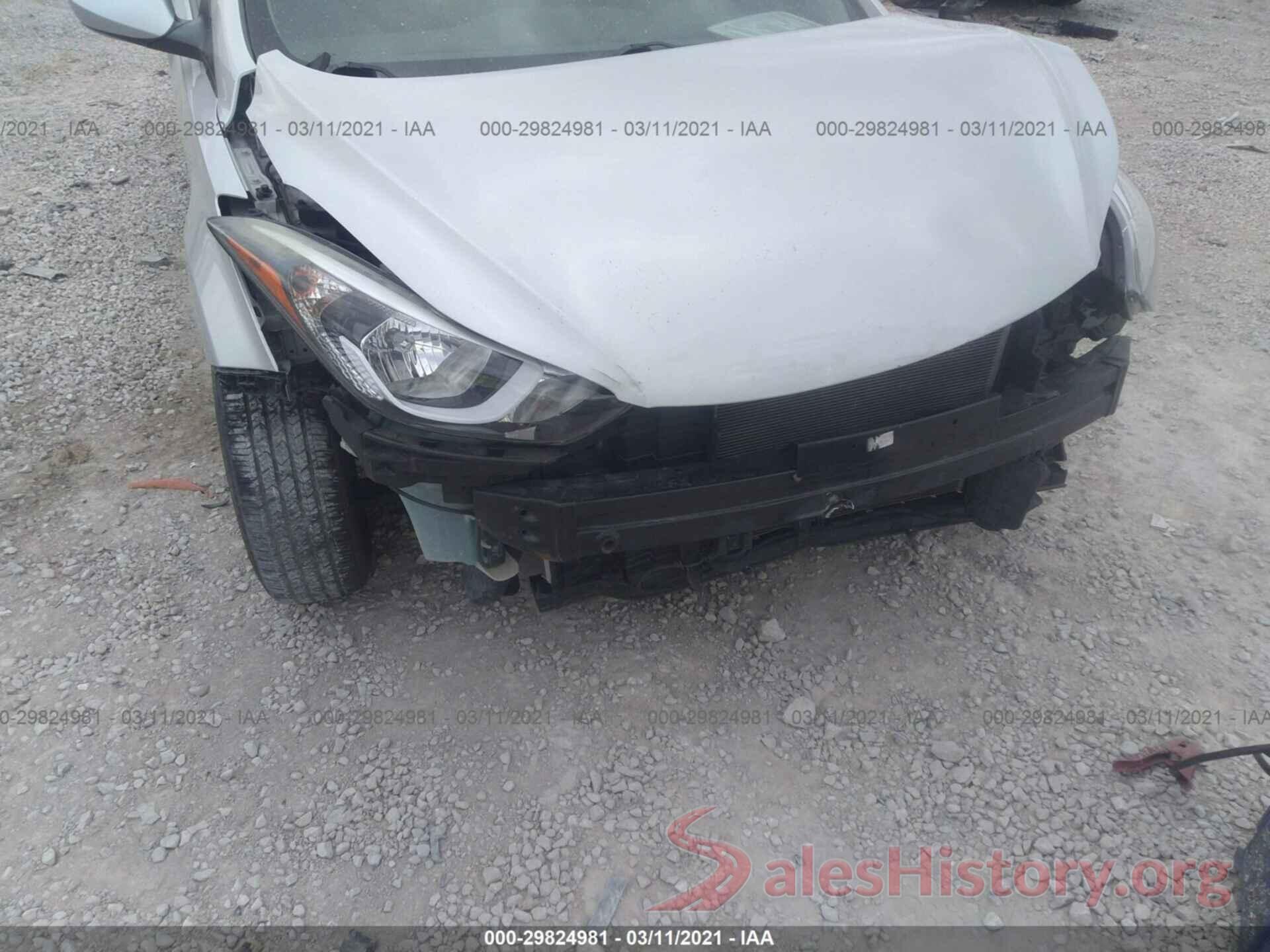 KMHDH4AE0GU581638 2016 HYUNDAI ELANTRA