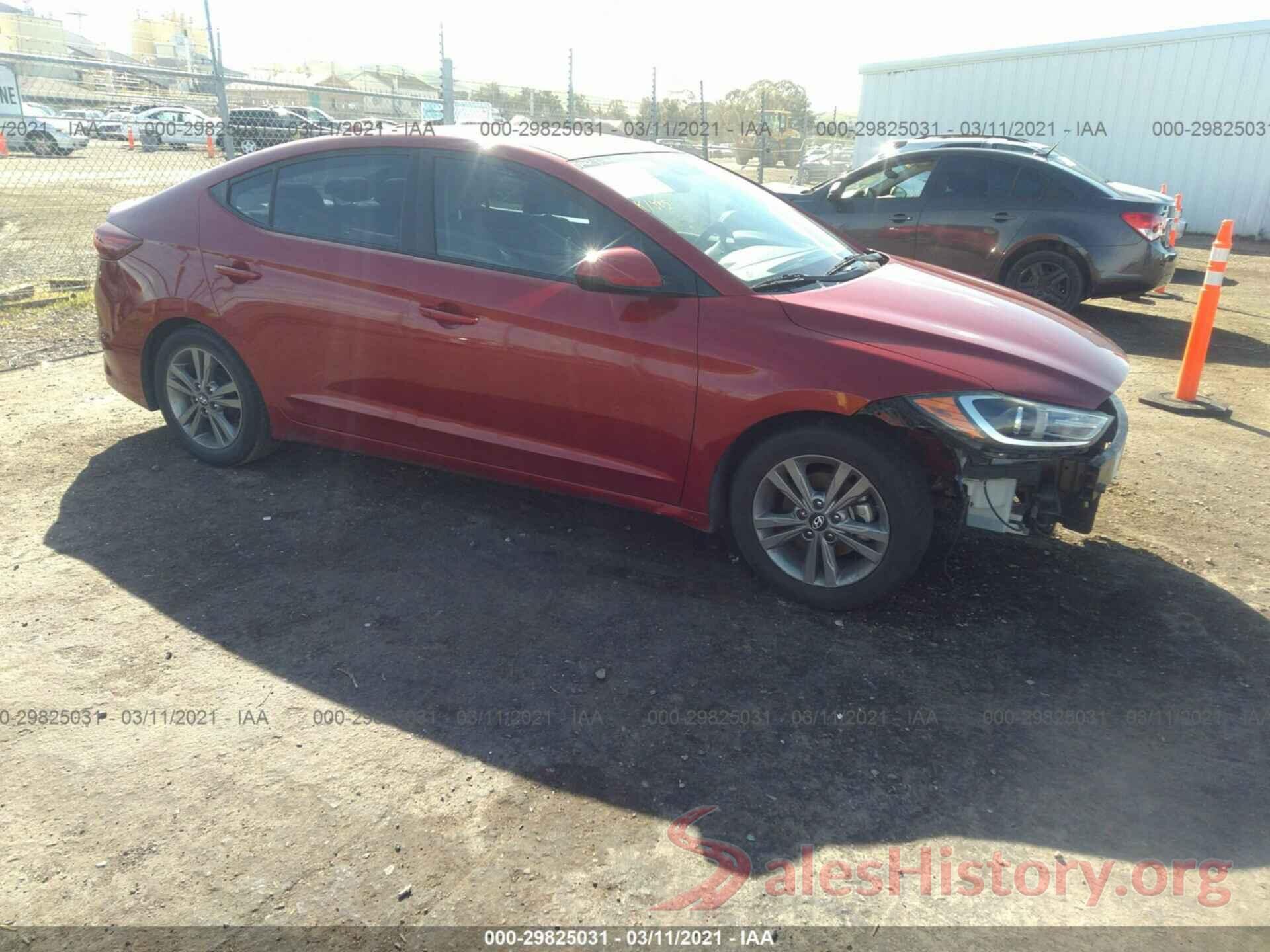 KMHD84LF2HU160981 2017 HYUNDAI ELANTRA