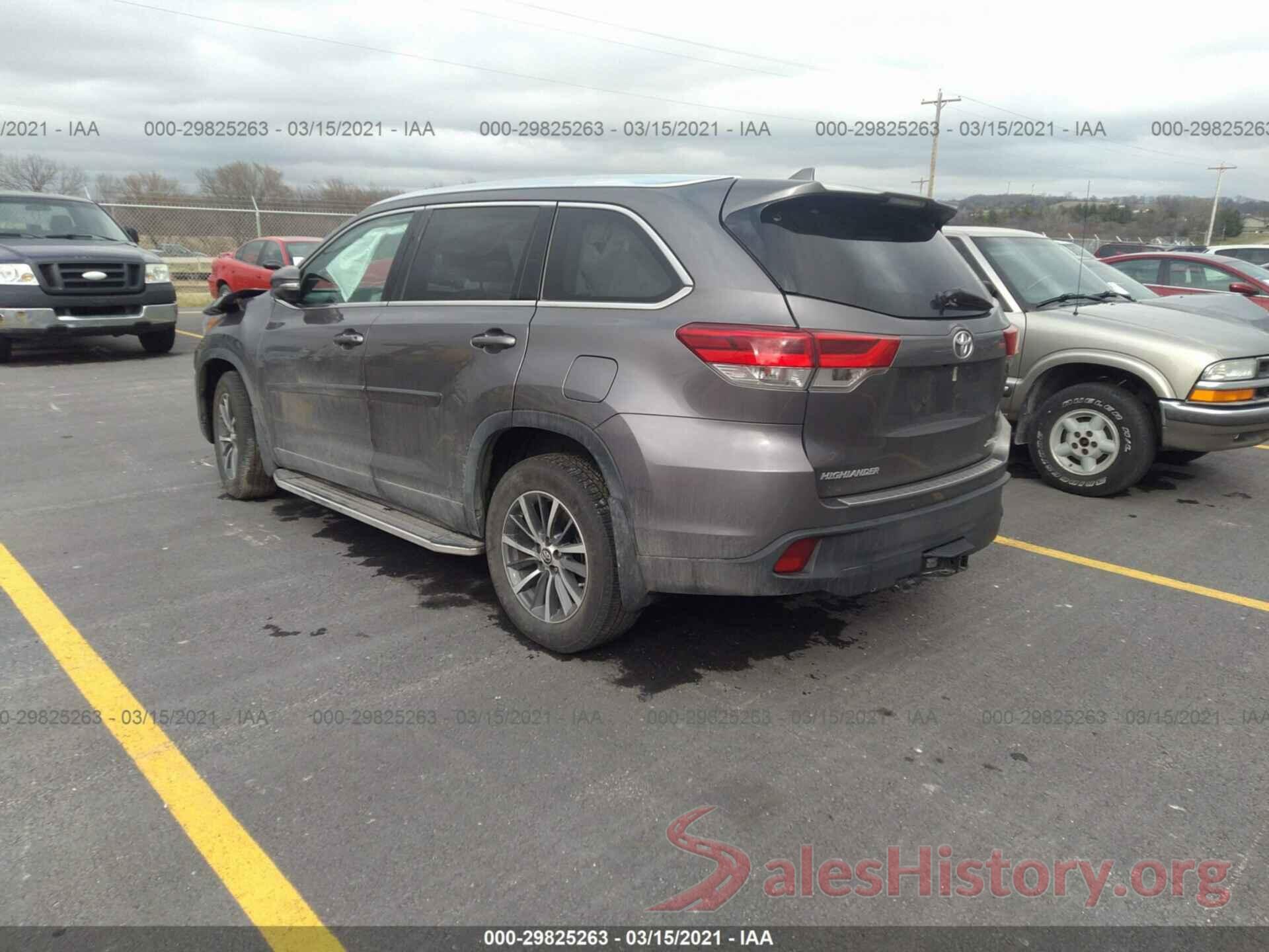 5TDJZRFH1KS618567 2019 TOYOTA HIGHLANDER