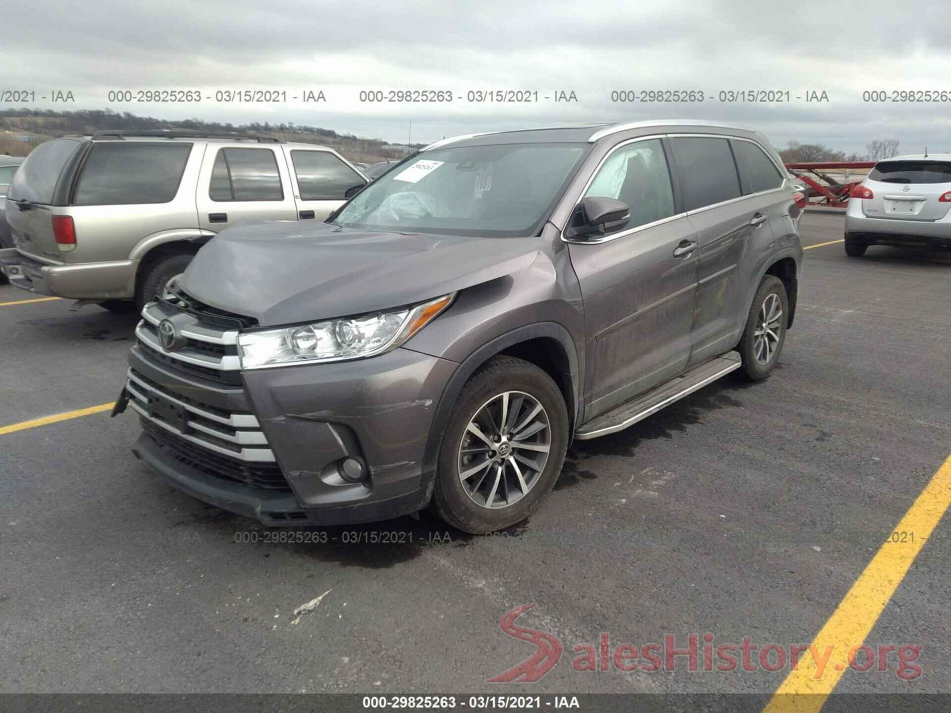 5TDJZRFH1KS618567 2019 TOYOTA HIGHLANDER