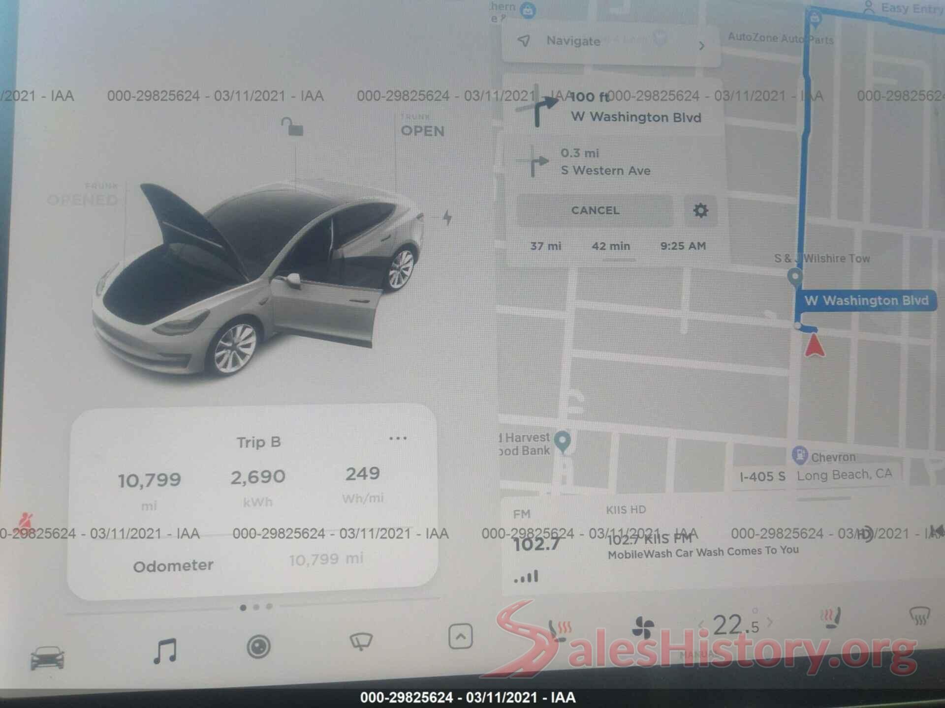 5YJ3E1EA1LF476818 2020 TESLA MODEL 3