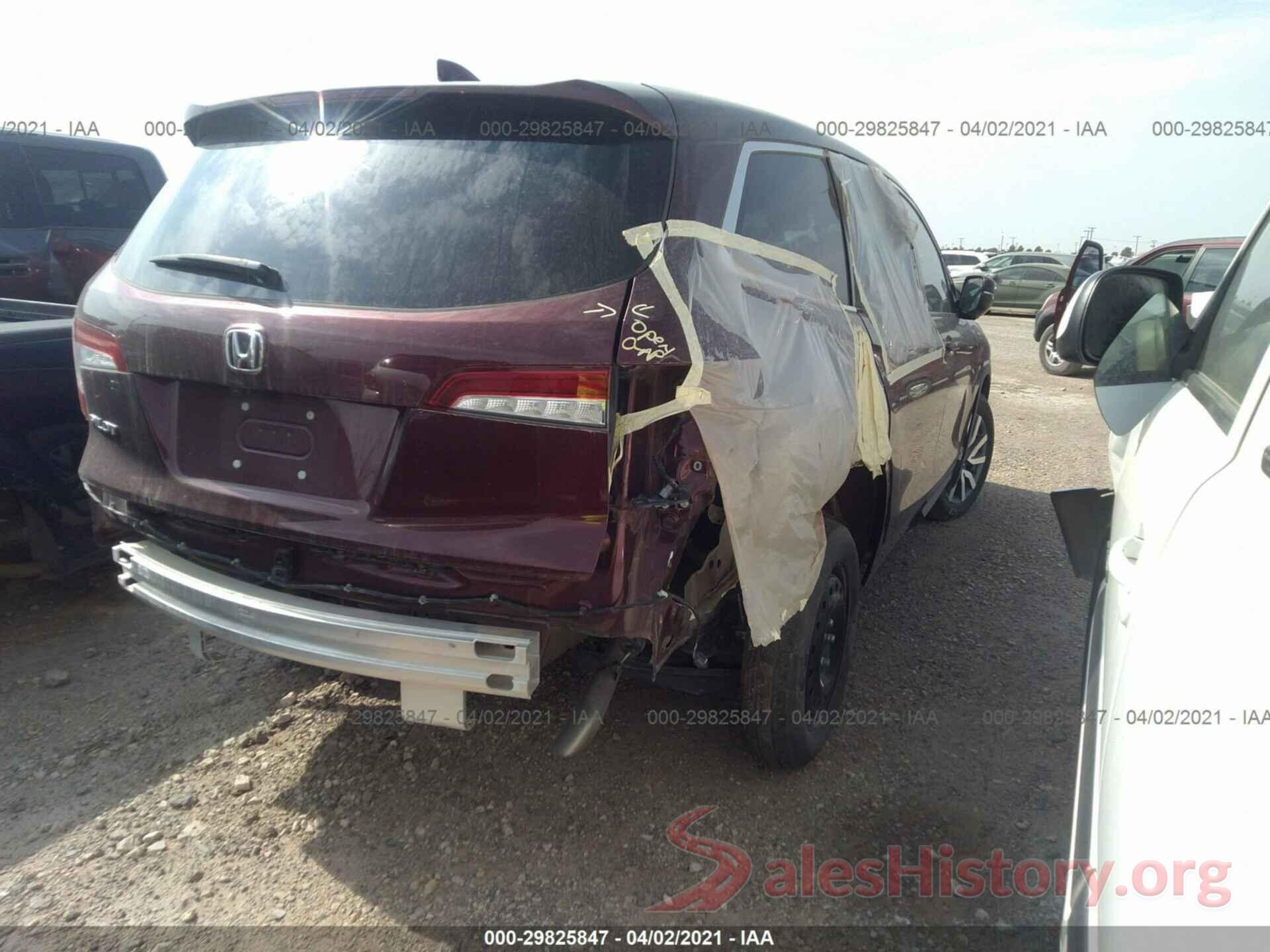 5FNYF5H39KB030955 2019 HONDA PILOT