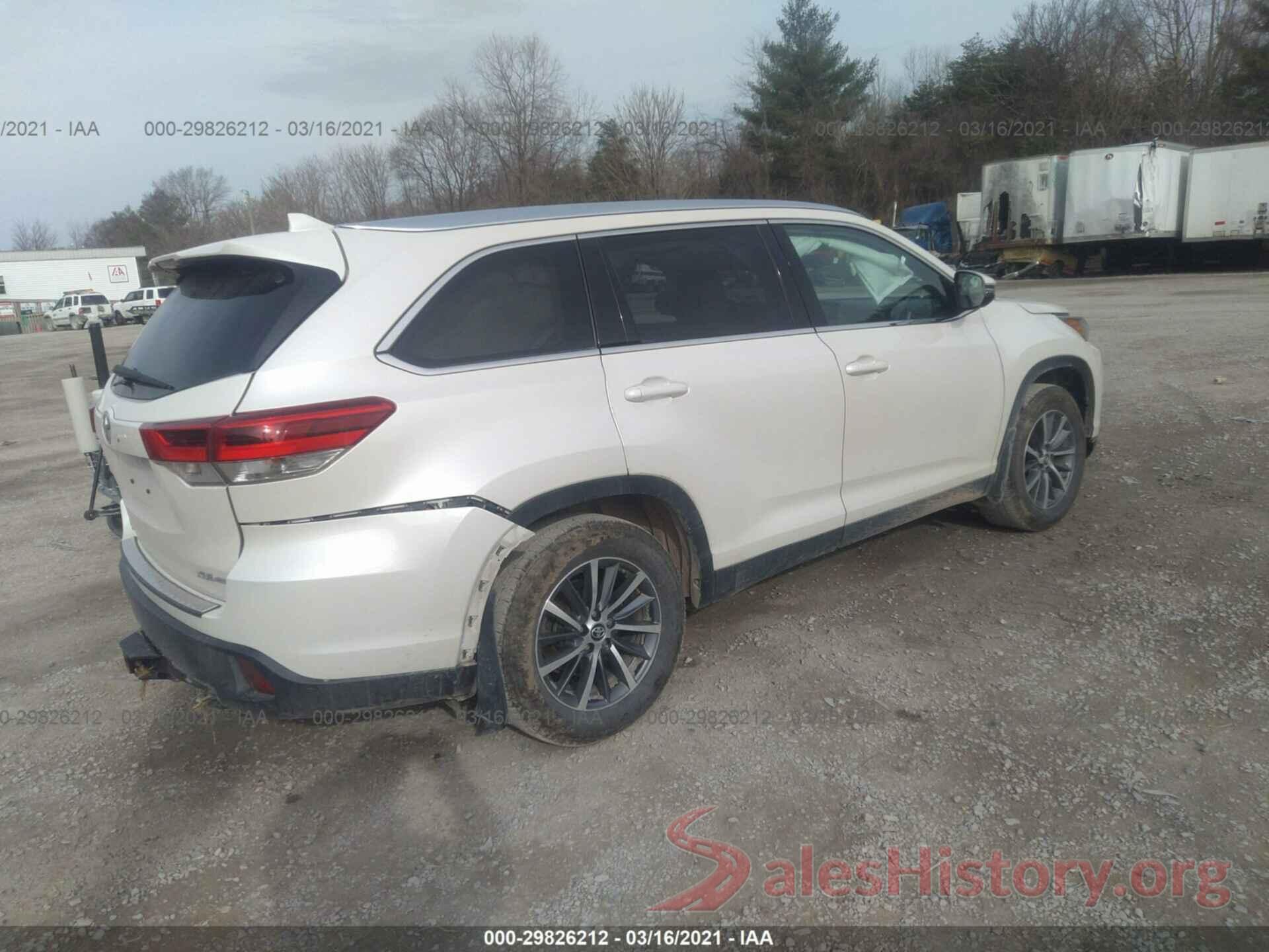 5TDJZRFH3KS568674 2019 TOYOTA HIGHLANDER