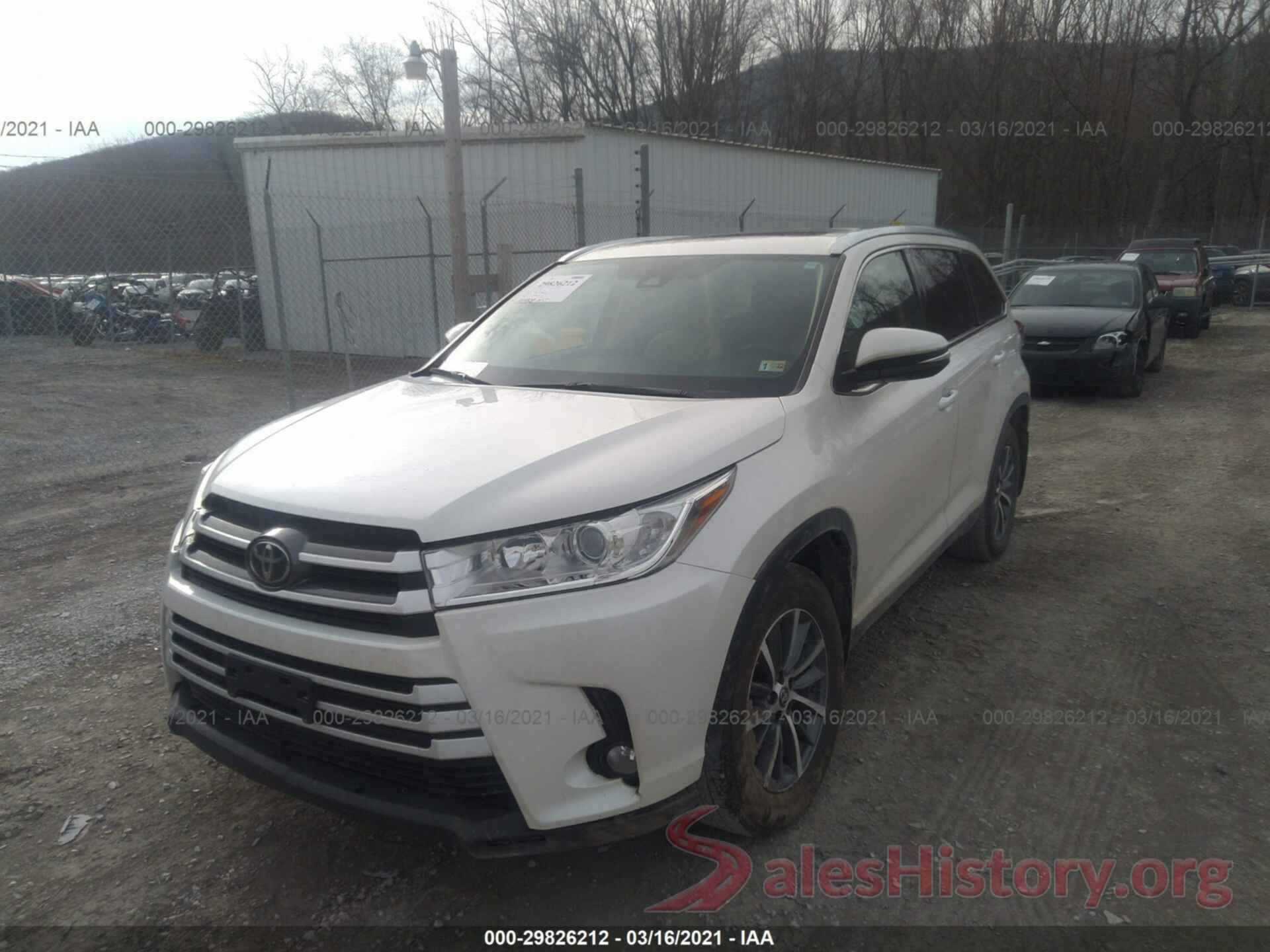 5TDJZRFH3KS568674 2019 TOYOTA HIGHLANDER