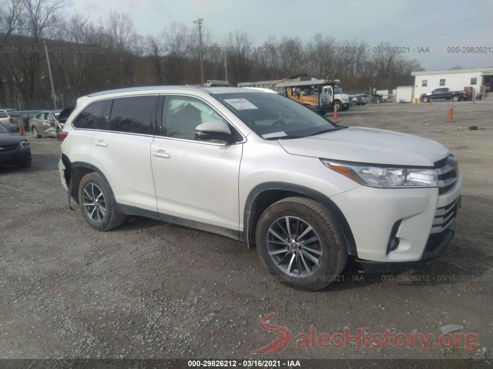 5TDJZRFH3KS568674 2019 TOYOTA HIGHLANDER