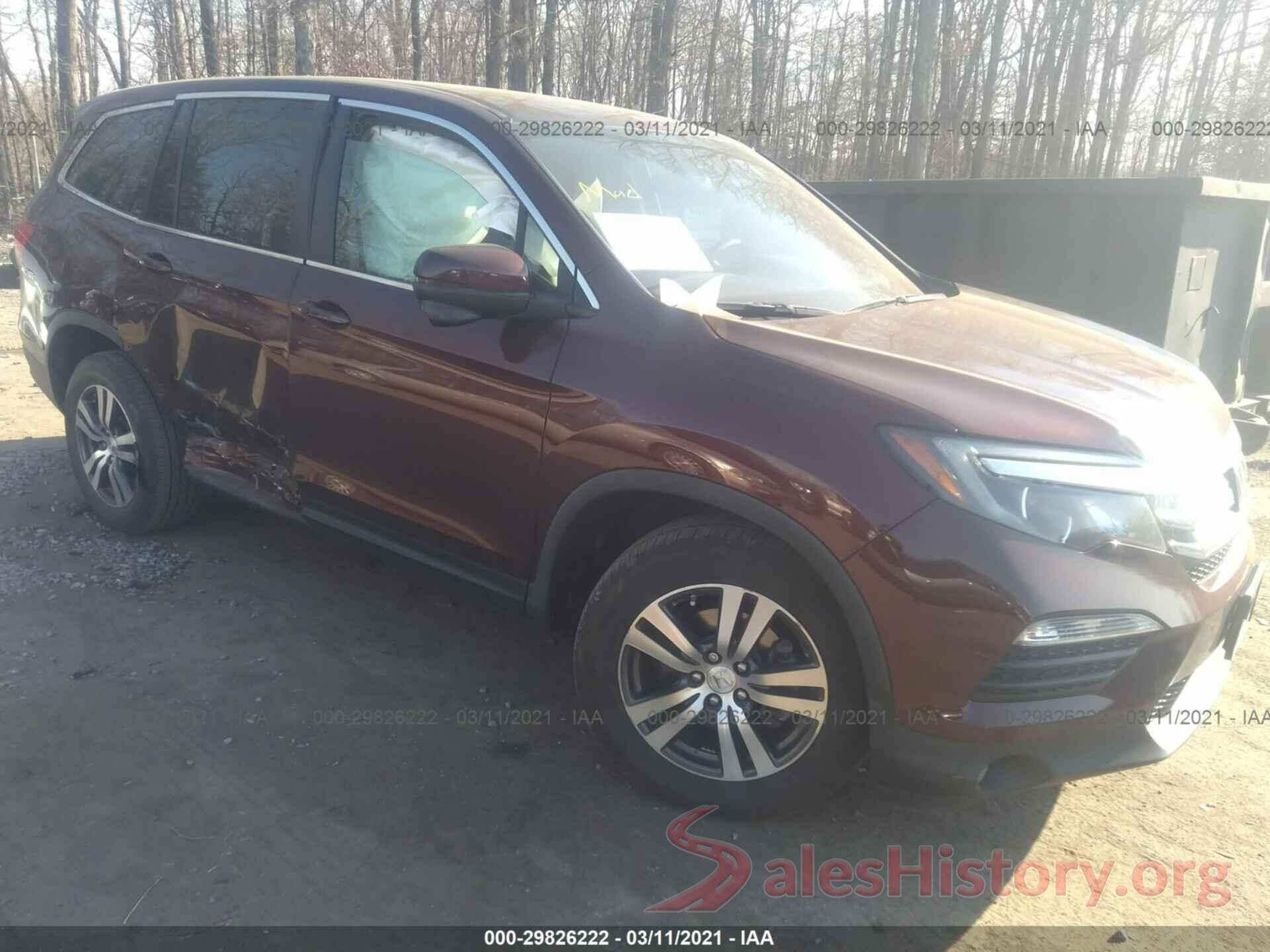 5FNYF6H43GB014076 2016 HONDA PILOT