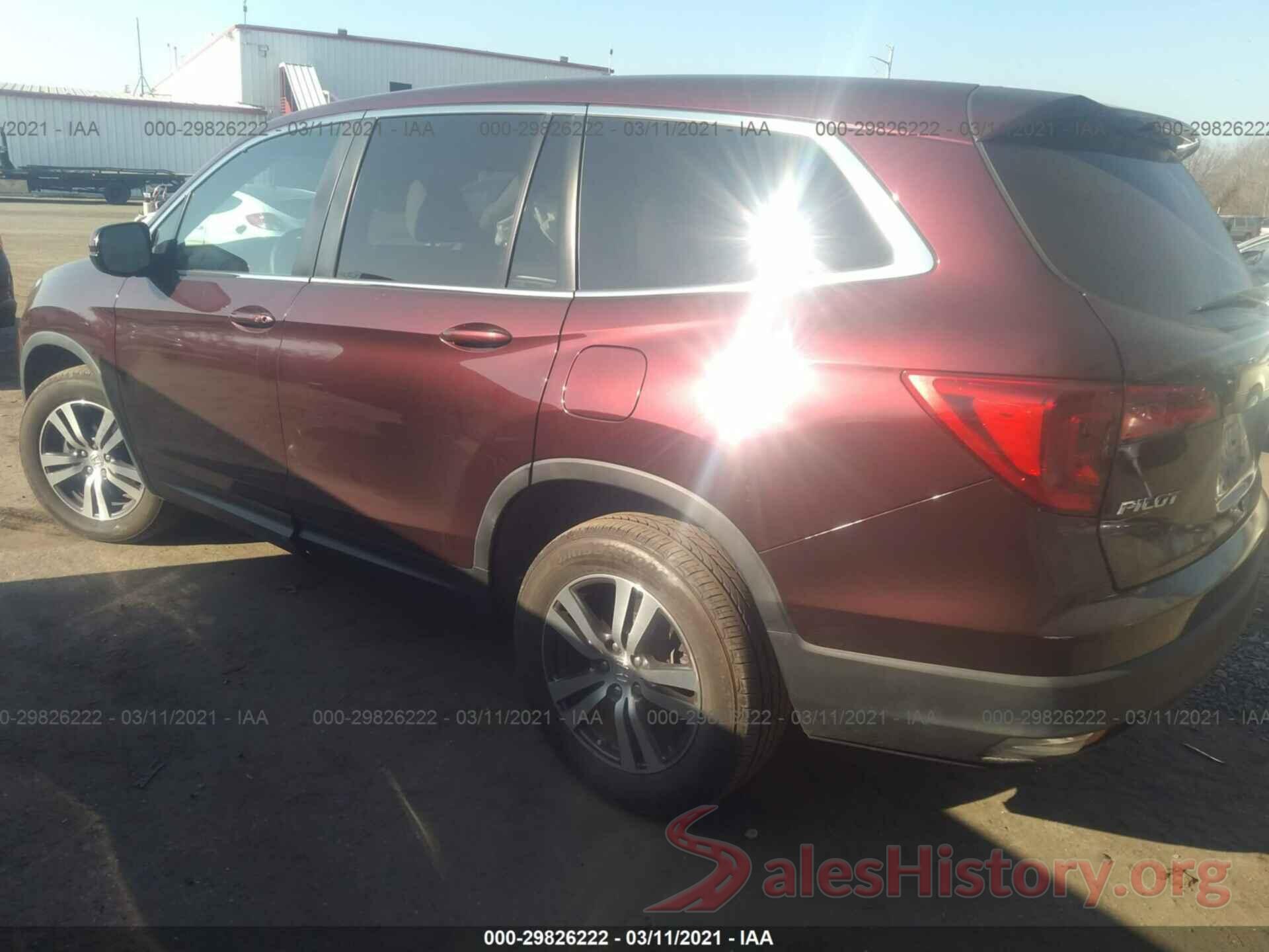 5FNYF6H43GB014076 2016 HONDA PILOT