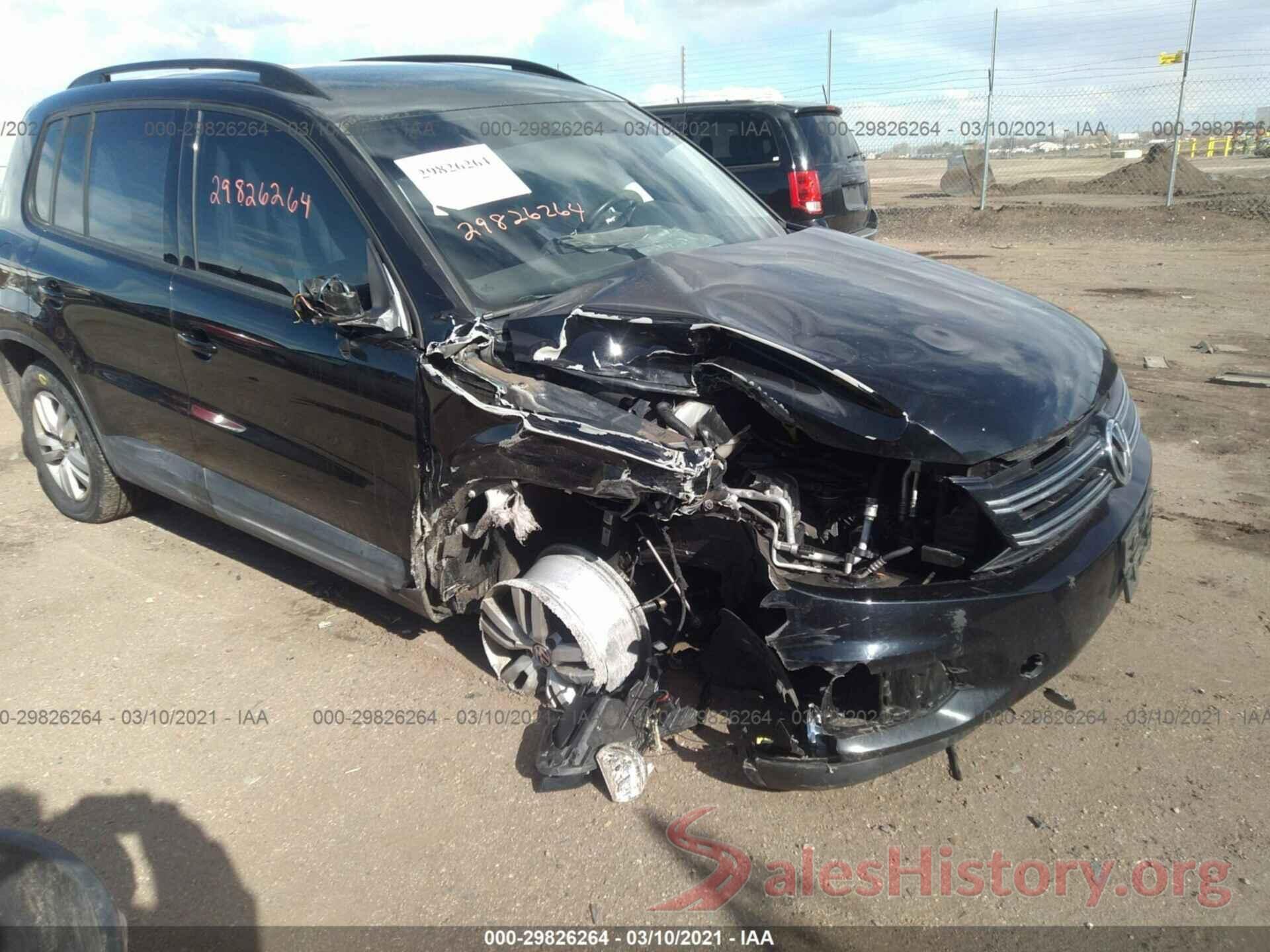 WVGBV7AX5HK023770 2017 VOLKSWAGEN TIGUAN