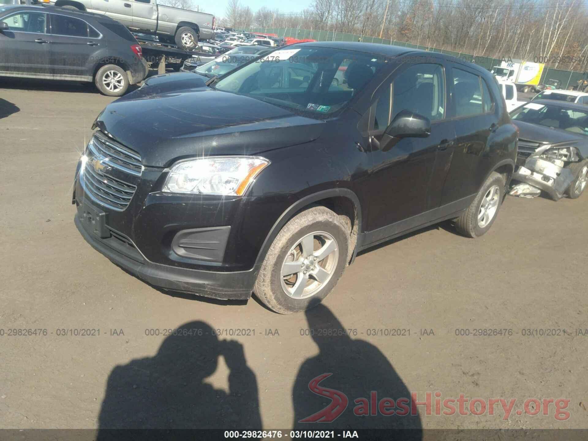 KL7CJNSB6GB661601 2016 CHEVROLET TRAX