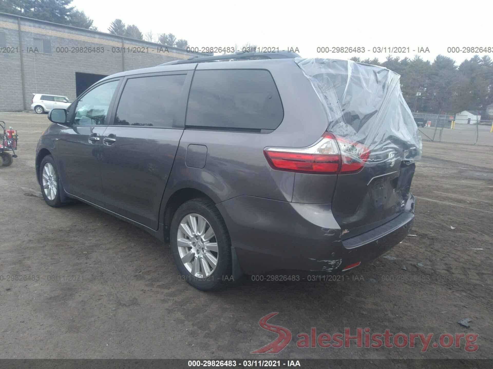 5TDDZ3DC6HS165928 2017 TOYOTA SIENNA