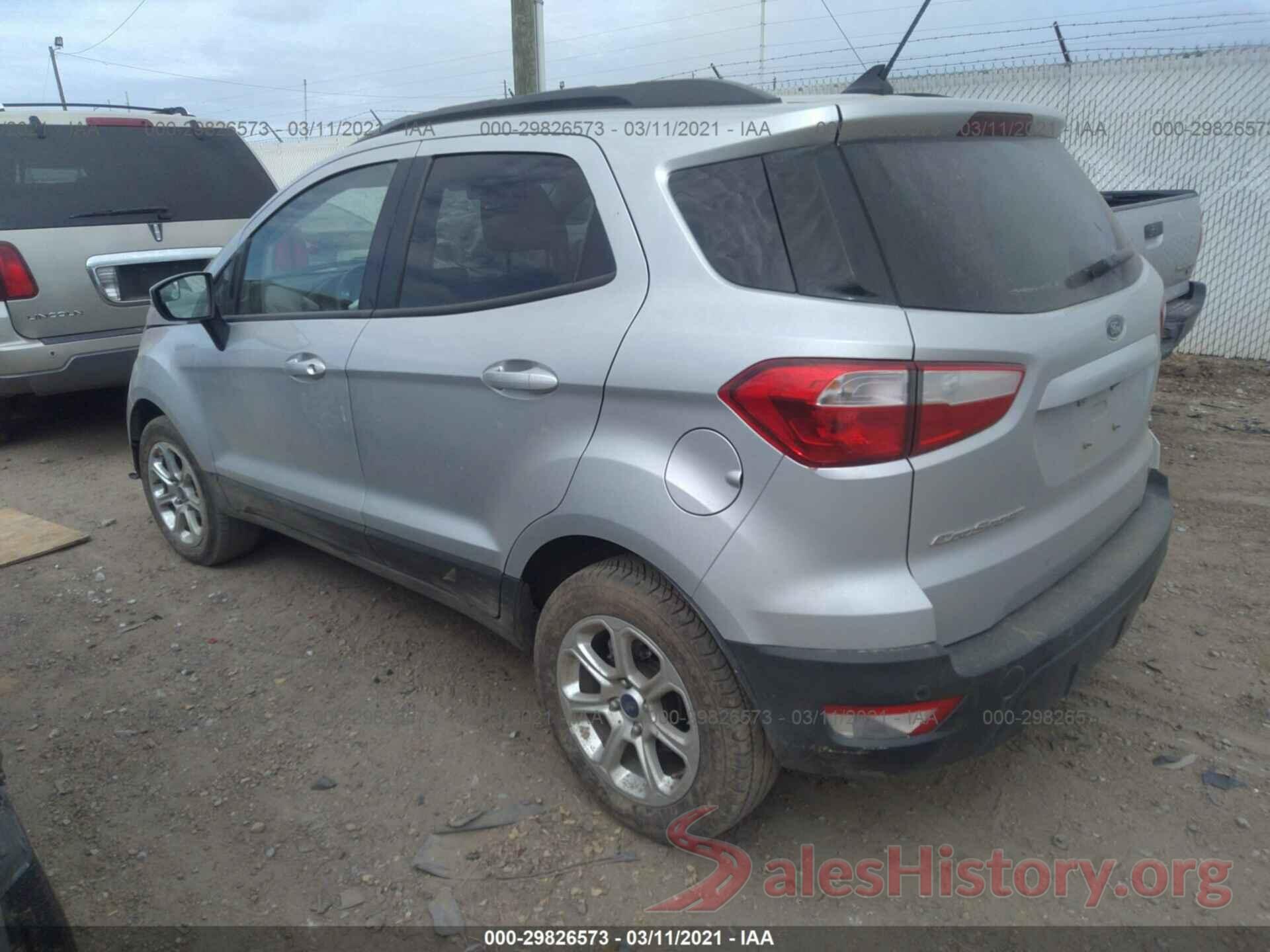 MAJ3S2GE3KC269637 2019 FORD ECOSPORT