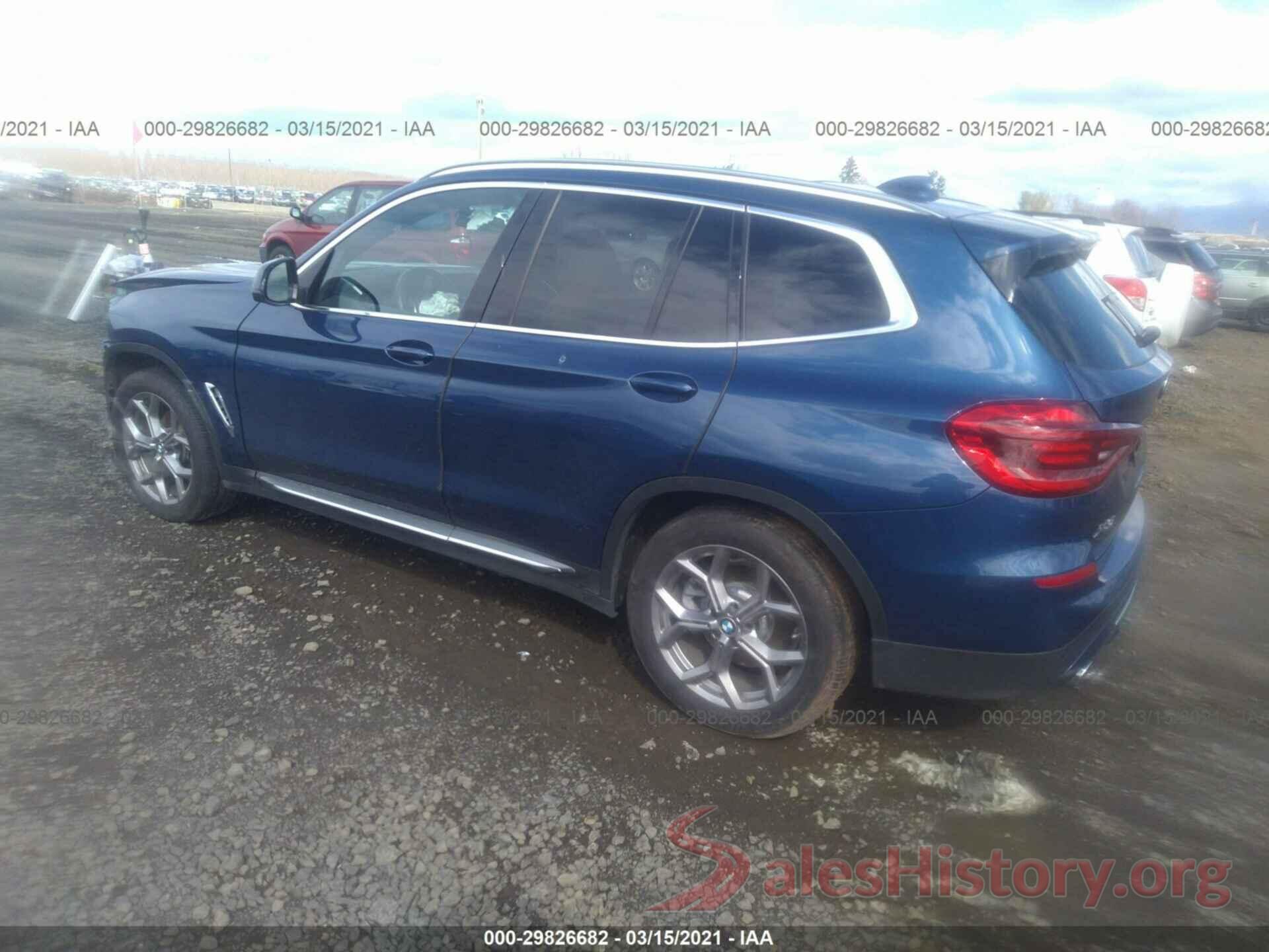 5UXTY5C02LLT34255 2020 BMW X3