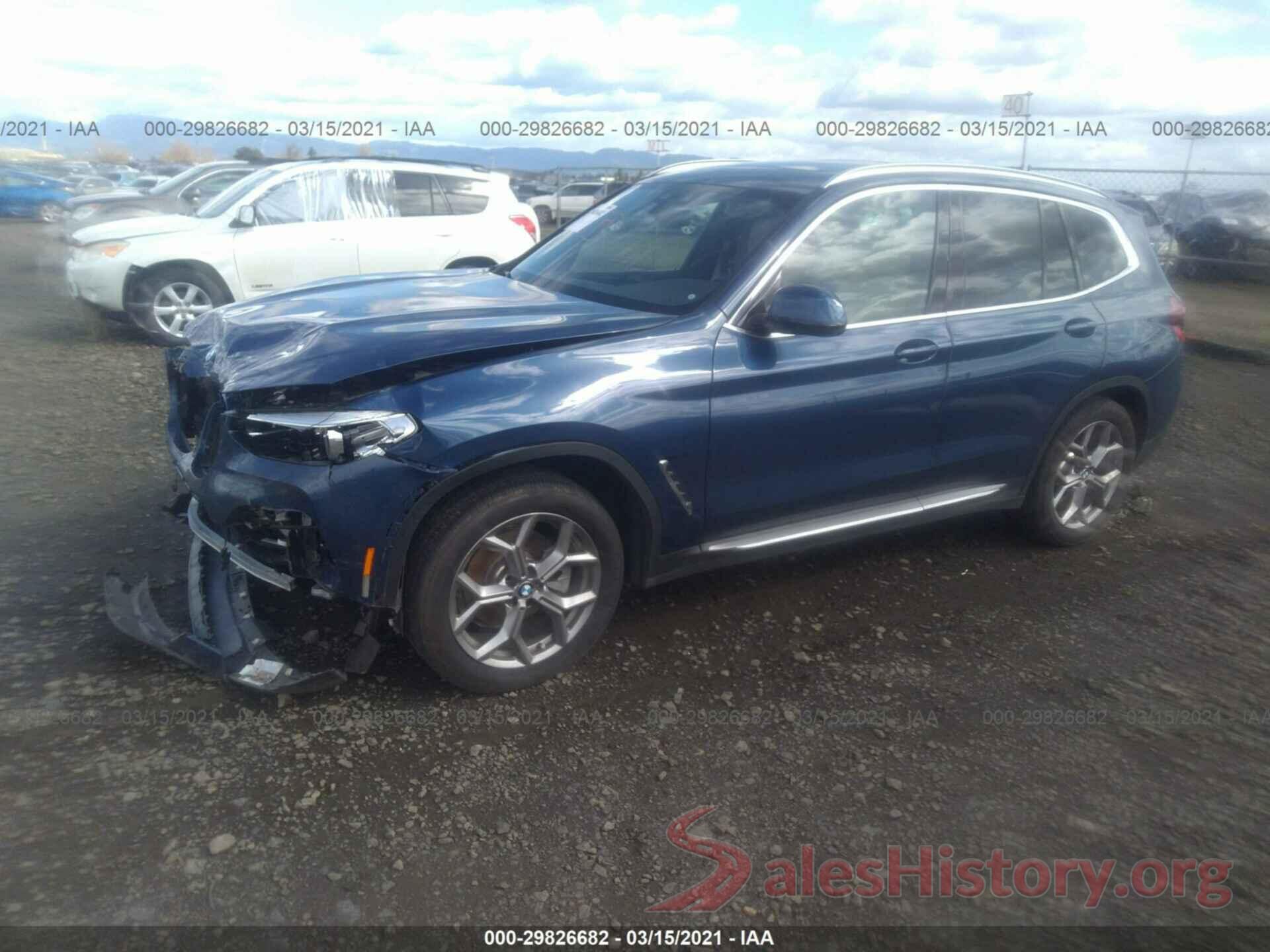 5UXTY5C02LLT34255 2020 BMW X3