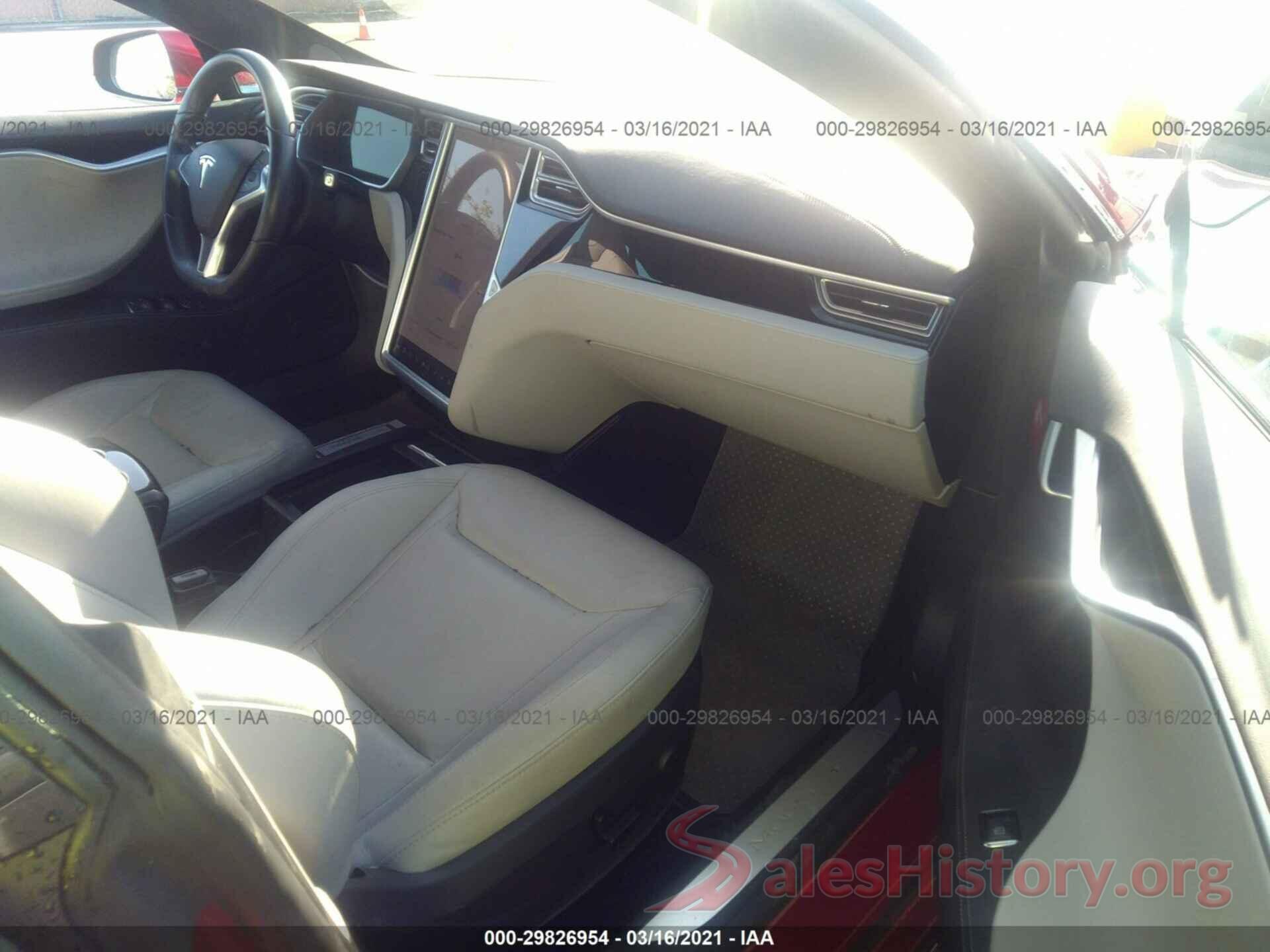 5YJSA1E1XGF148455 2016 TESLA MODEL S