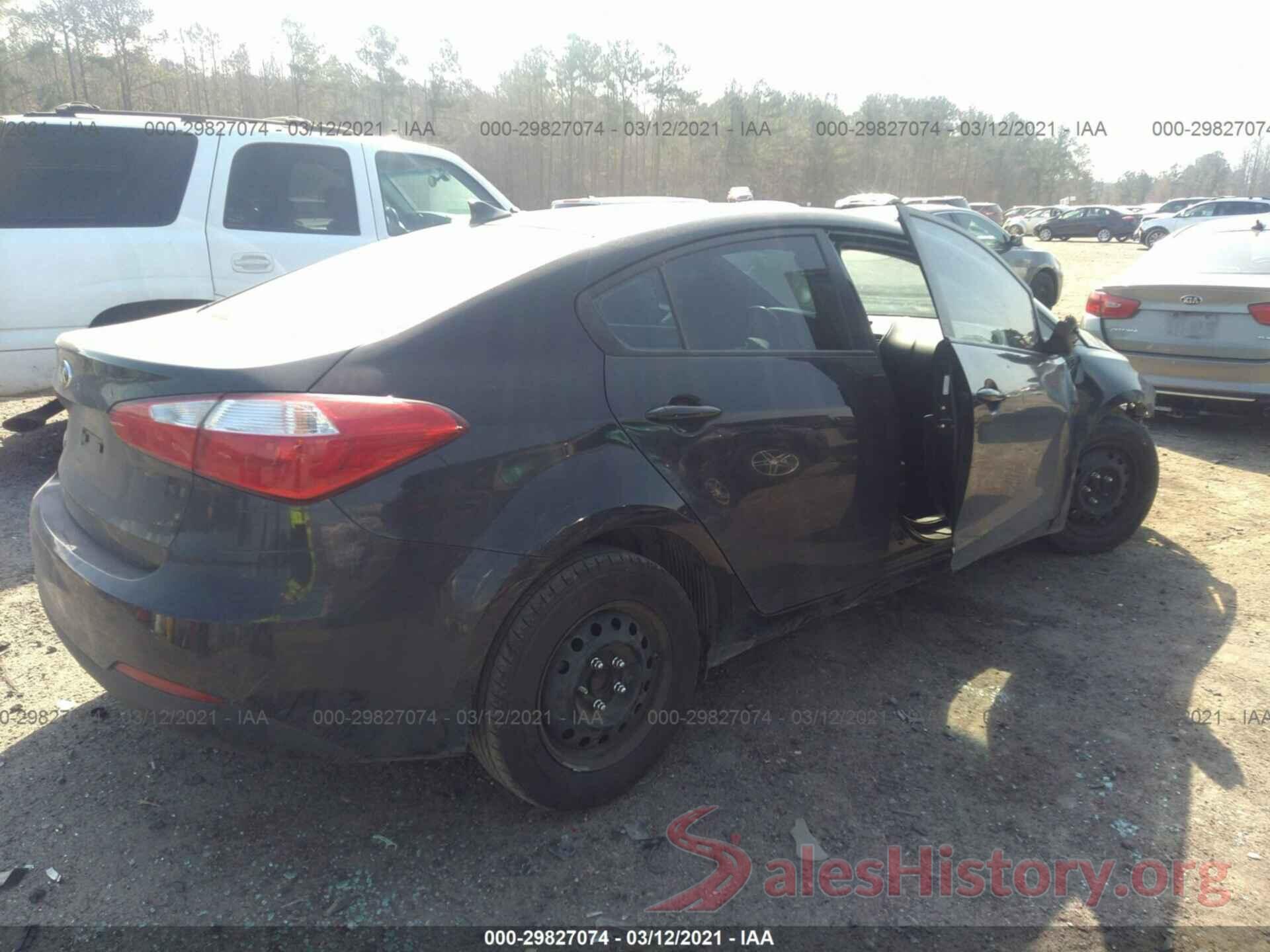 KNAFK4A68G5602637 2016 KIA FORTE